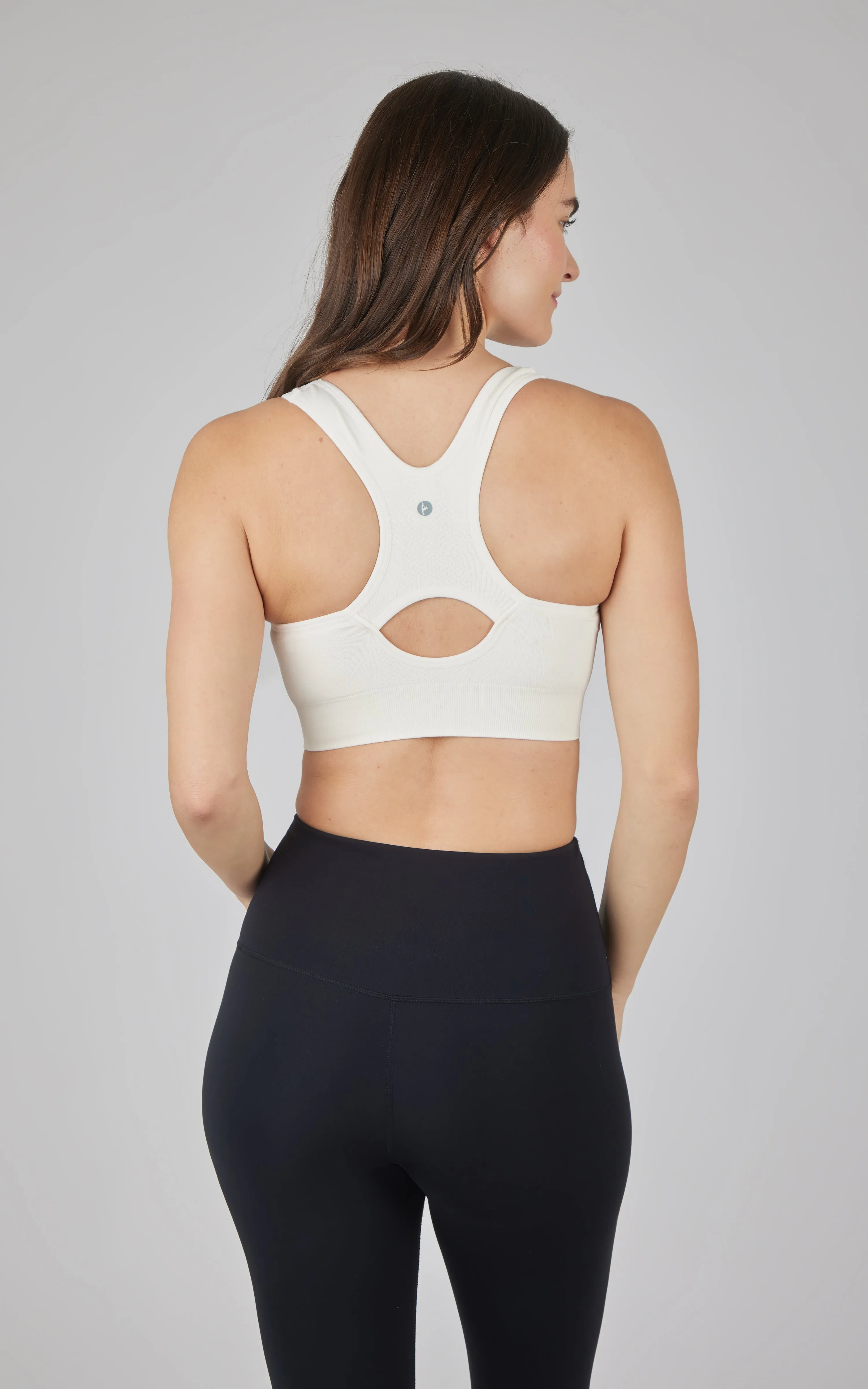 2 PK Full Zip Seamless Bra