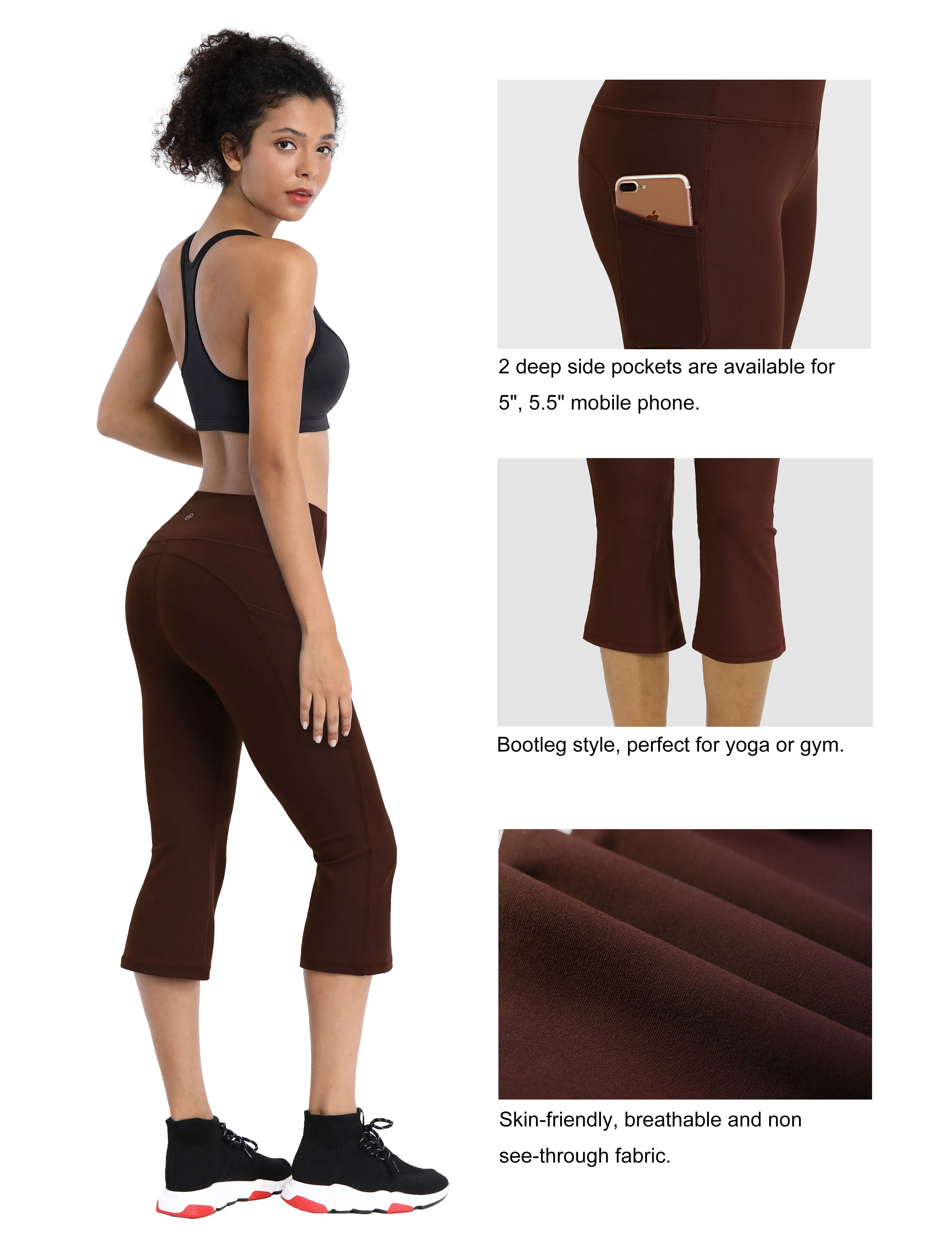 20" Side Pocket Wide Leg Capris_yoga