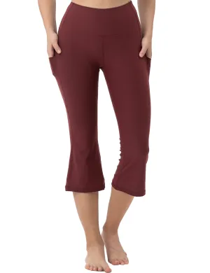 20" Side Pocket Wide Leg Capris_yoga