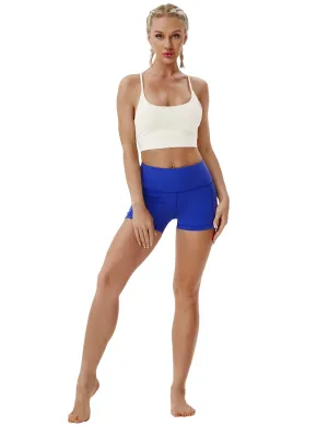 2.5" Side Pockets Yoga Shorts navy