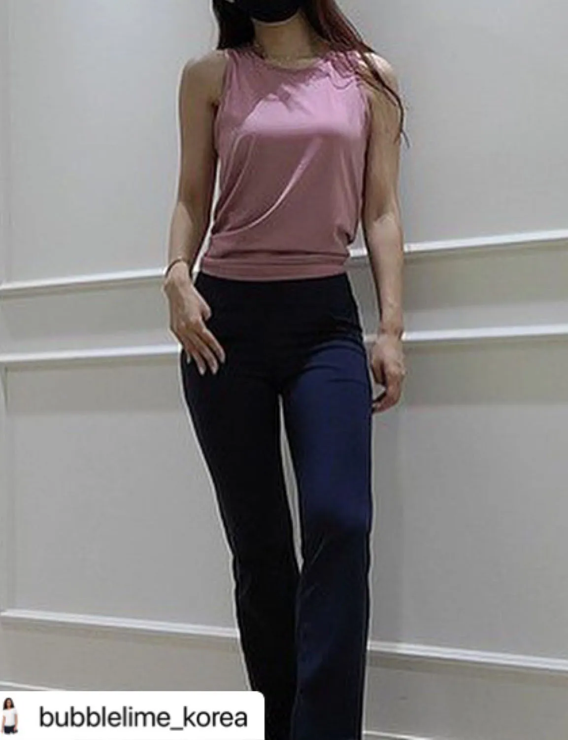 29" 31" 33" 35" 37" High Waist Bootcut Leggings Darknavy ins_yoga