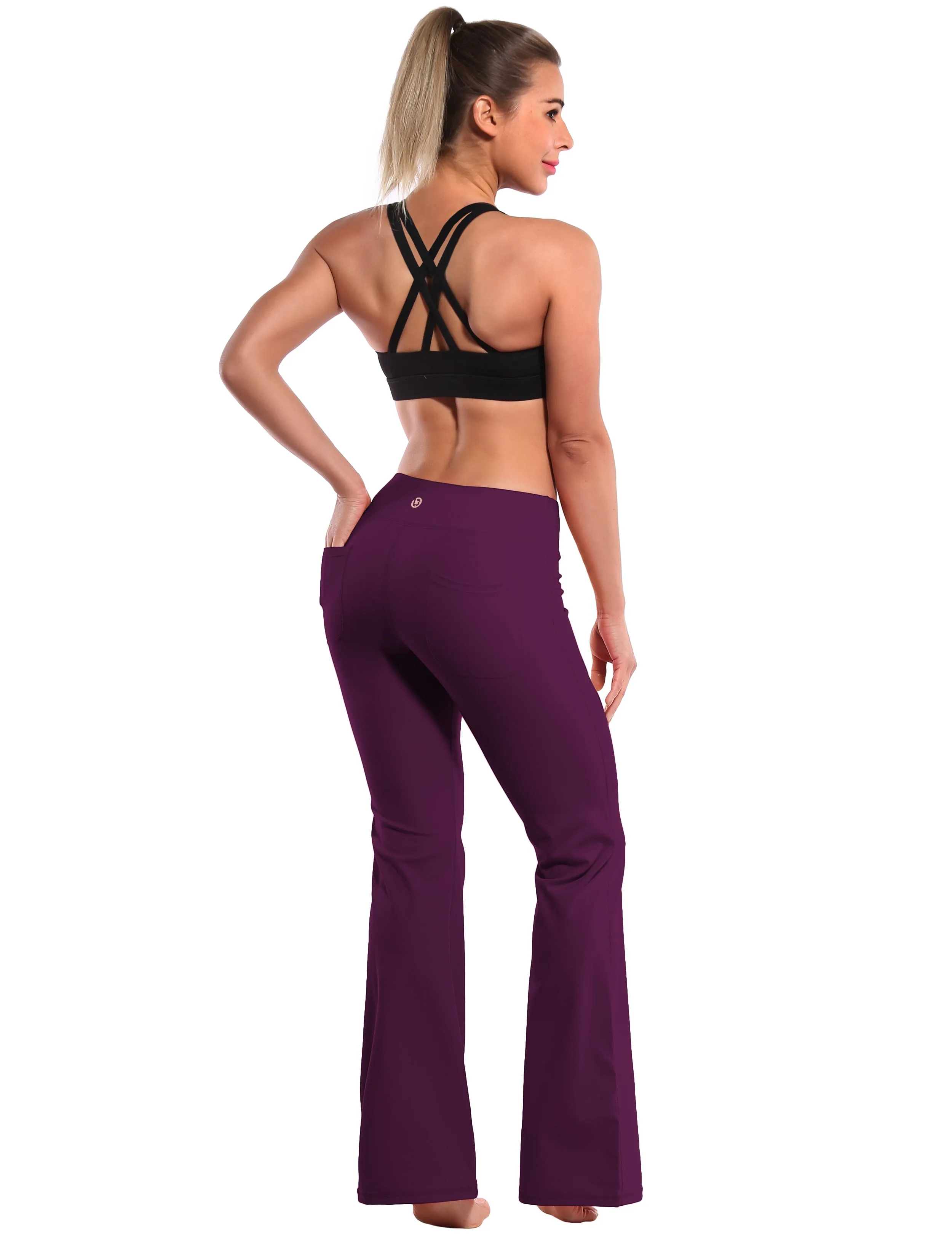 29" 31" 33" 35" Bootcut Leggings with Pockets grapevine_yoga