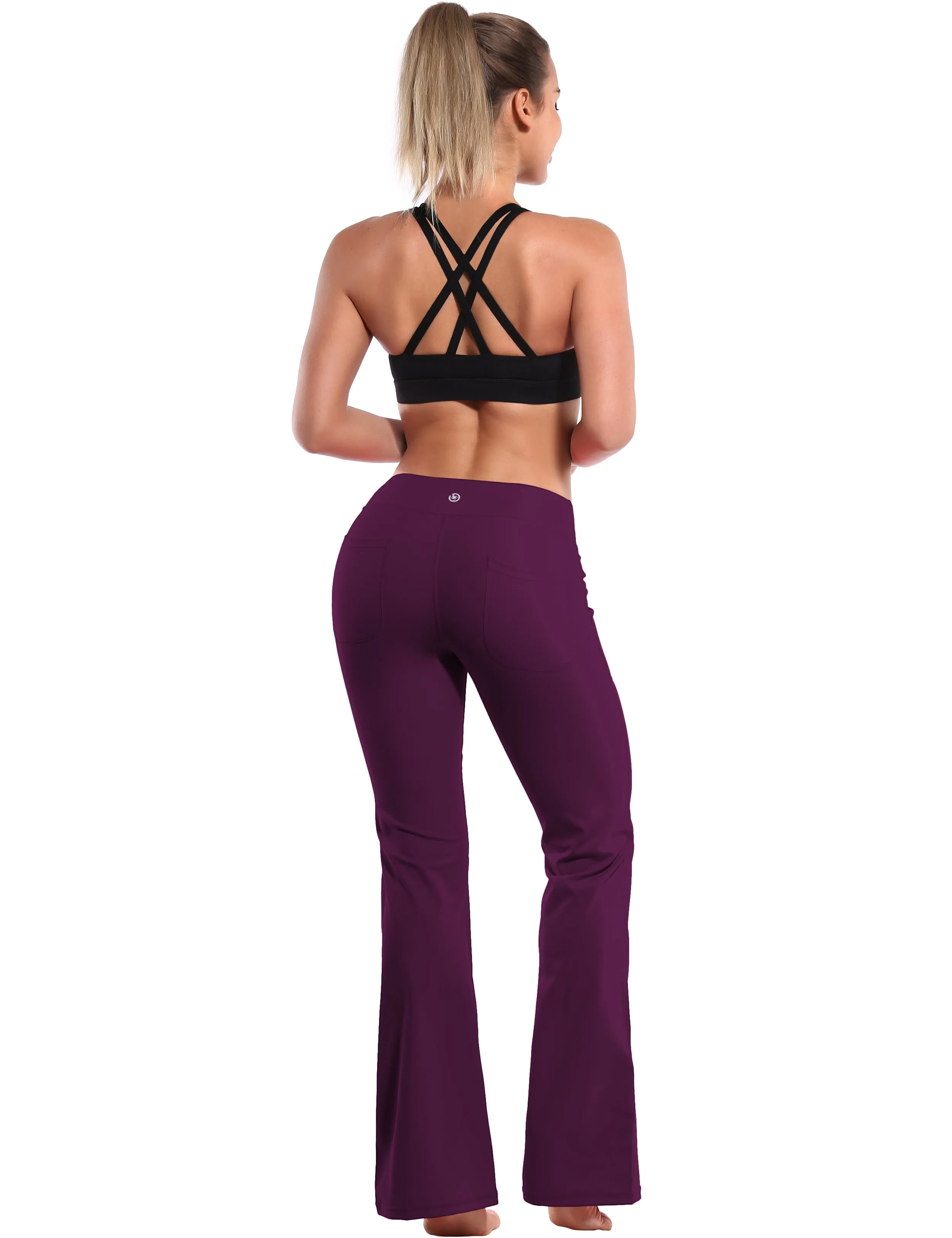 29" 31" 33" 35" Bootcut Leggings with Pockets grapevine_yoga