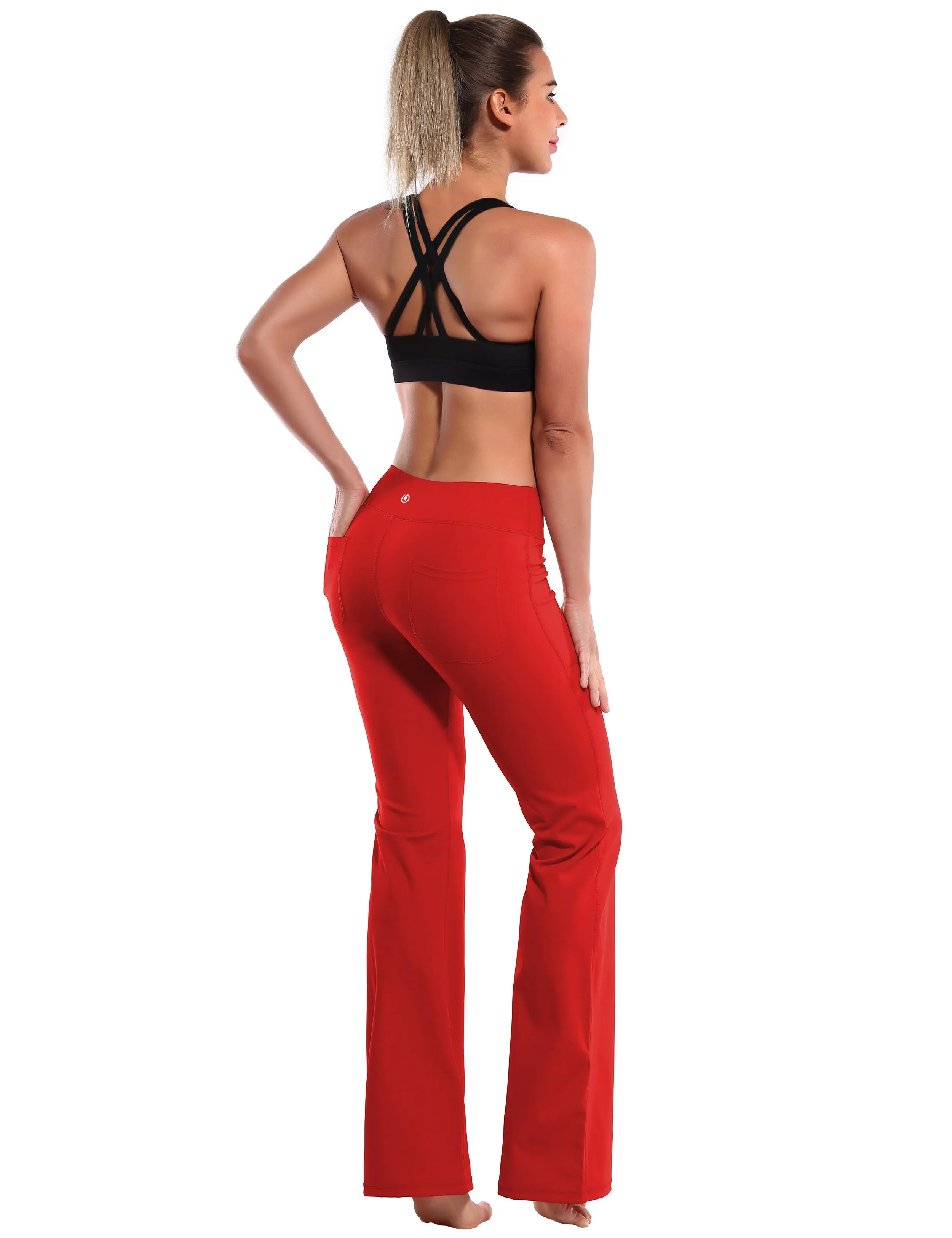 29" 31" 33" 35" Bootcut Leggings with Pockets scarlet_yoga