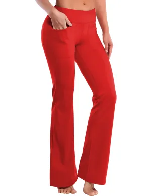 29" 31" 33" 35" Bootcut Leggings with Pockets scarlet_yoga