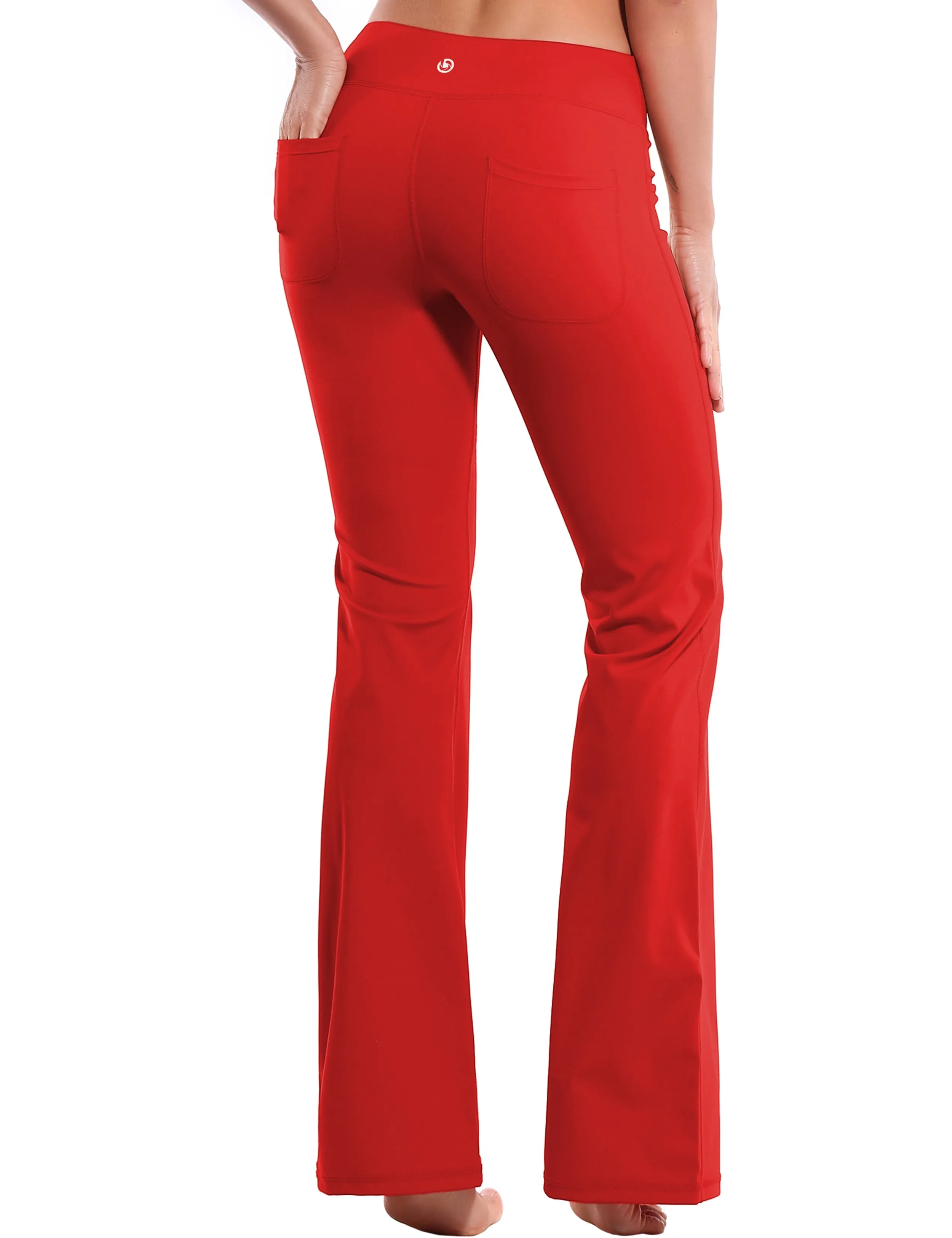 29" 31" 33" 35" Bootcut Leggings with Pockets scarlet_yoga
