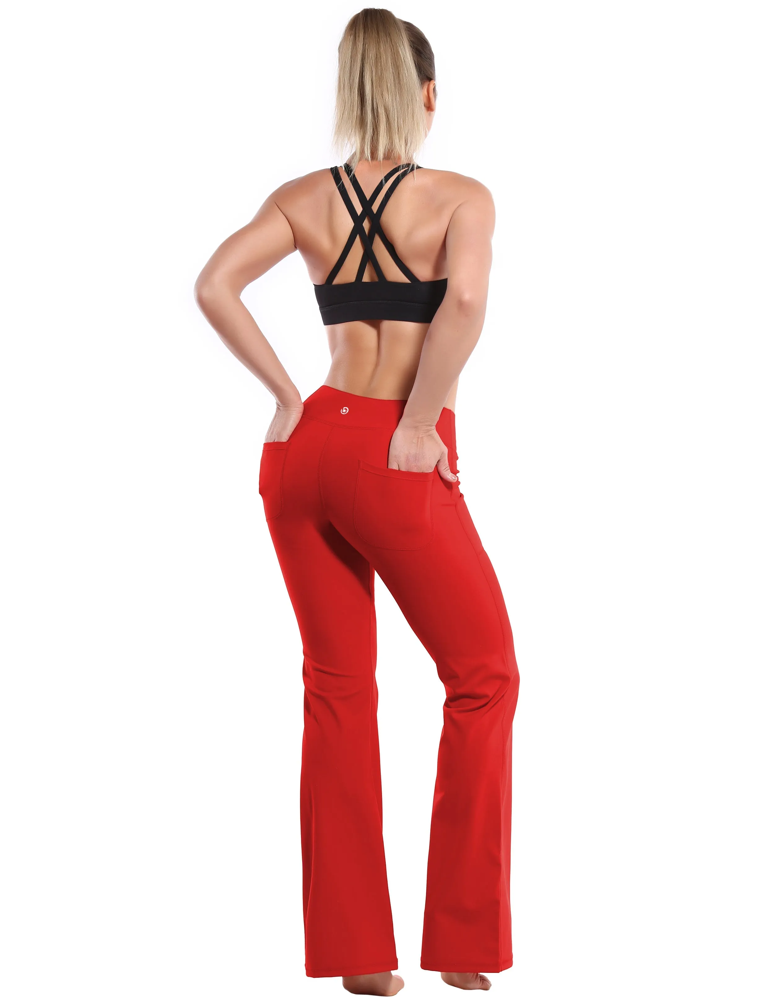 29" 31" 33" 35" Bootcut Leggings with Pockets scarlet_yoga