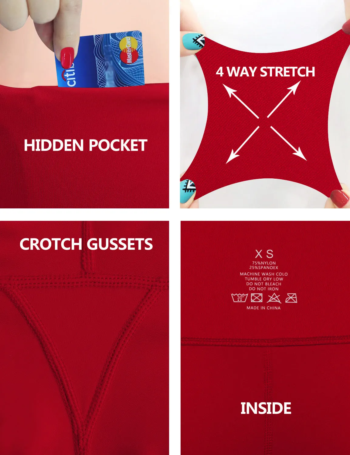 29" 31" 33" 35" Bootcut Leggings with Pockets scarlet_yoga