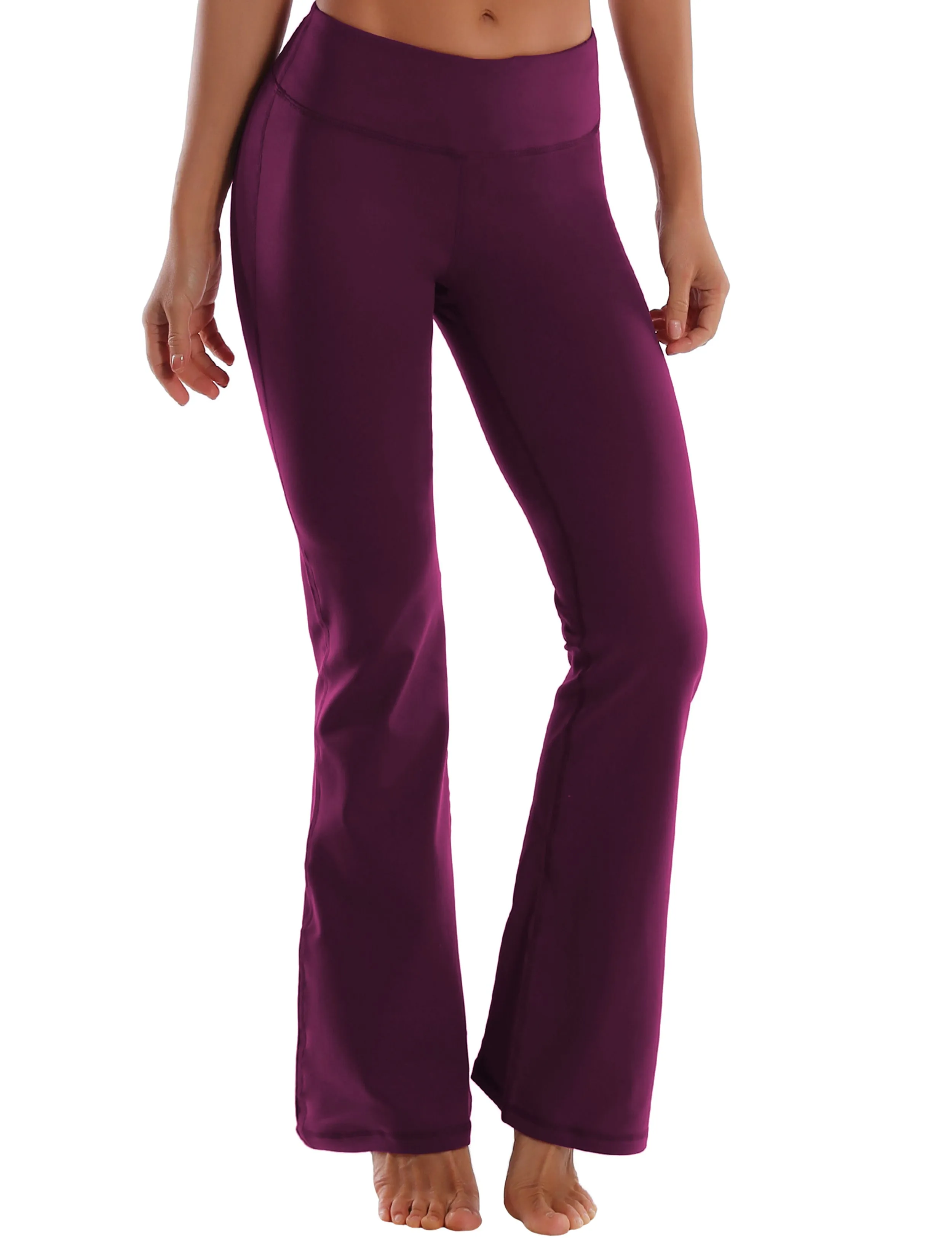 29" 31" 33" 35" Cotton Nylon Bootcut Leggings grapevine_yoga