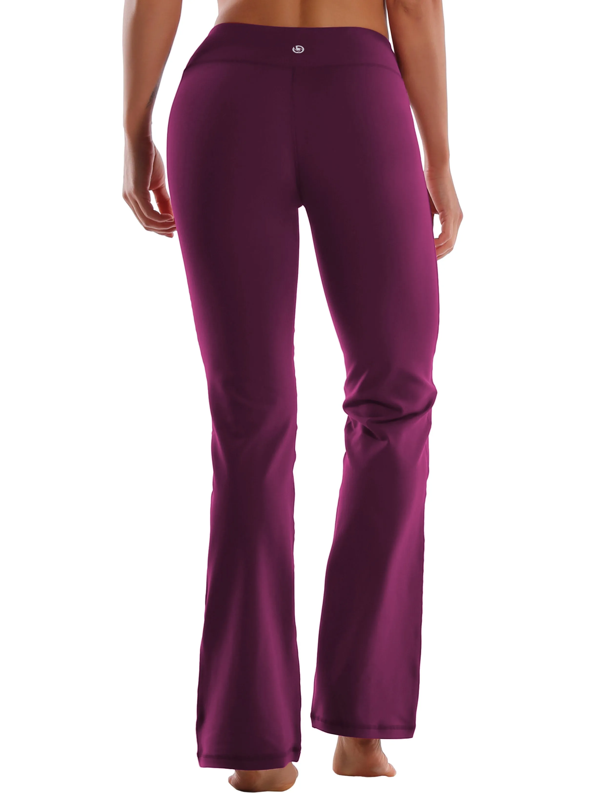 29" 31" 33" 35" Cotton Nylon Bootcut Leggings grapevine_yoga