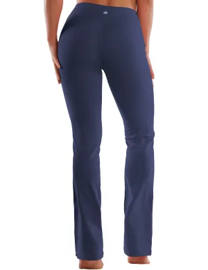 29" 31" 33" 35" Straight Leg Leggings graynavy_yoga
