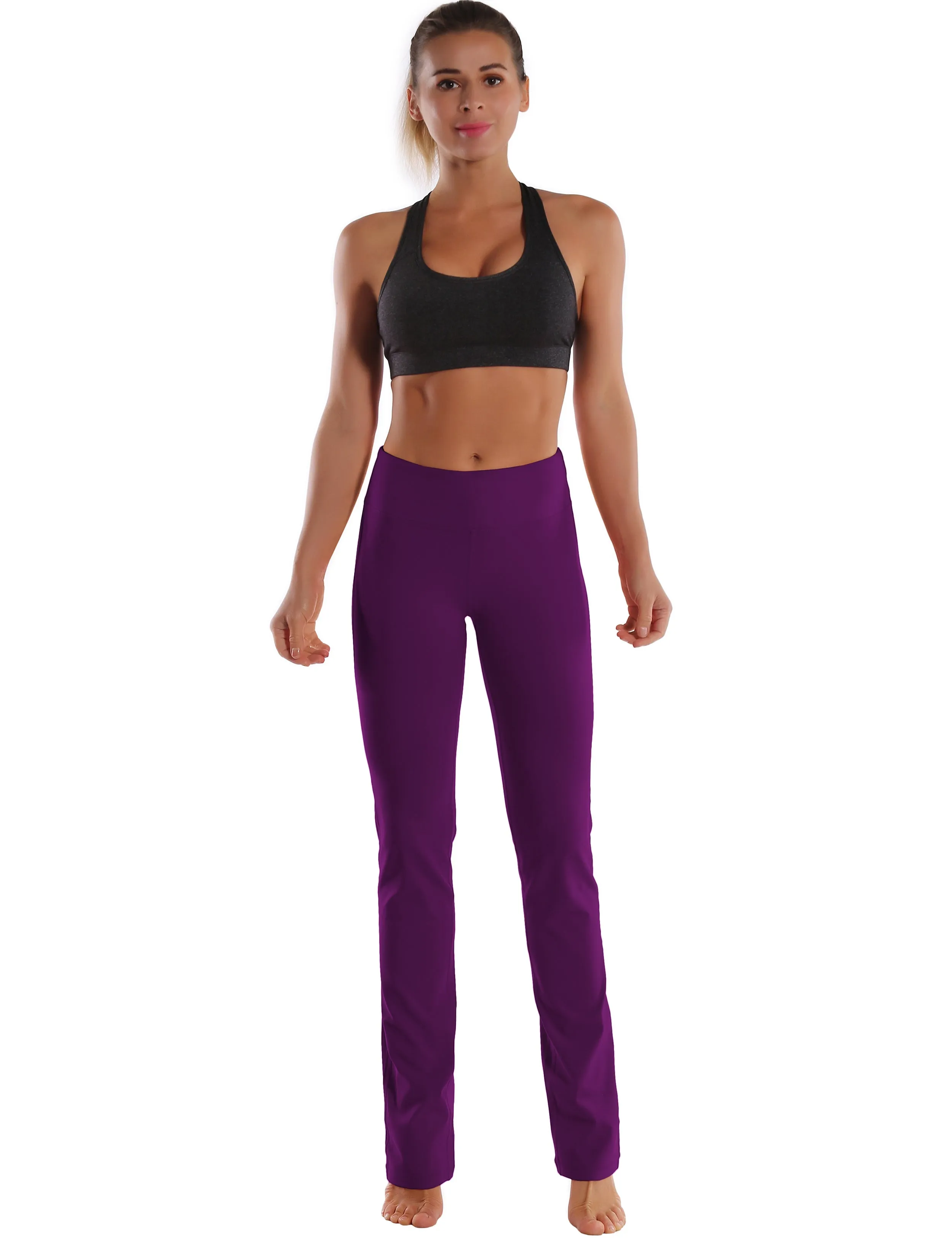29" 31" 33" 35" Straight Leg Leggings plum_yoga