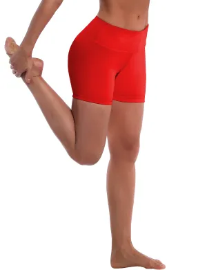 4" Yoga Shorts scarlet_yoga