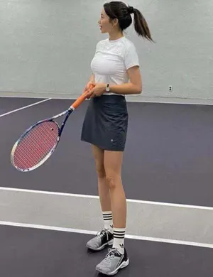 Athletic Tennis Golf Skort with Pockets Shorts shadowcharcoal ins_Gym