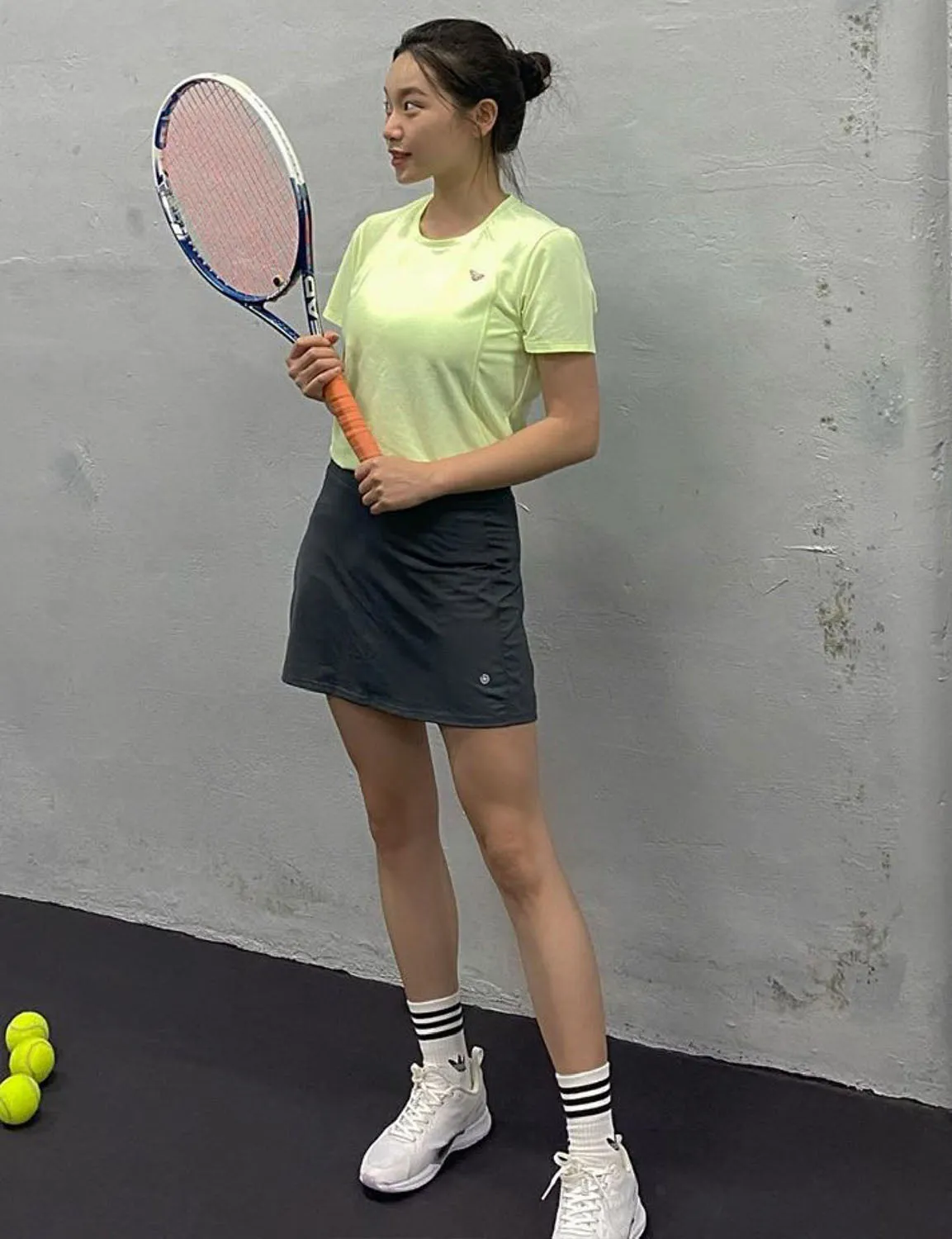 Athletic Tennis Golf Skort with Pockets Shorts shadowcharcoal ins_yogastudio