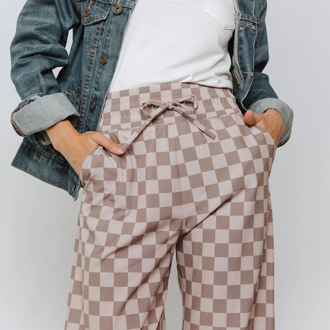 Audrey Trouser, Brown Checkers