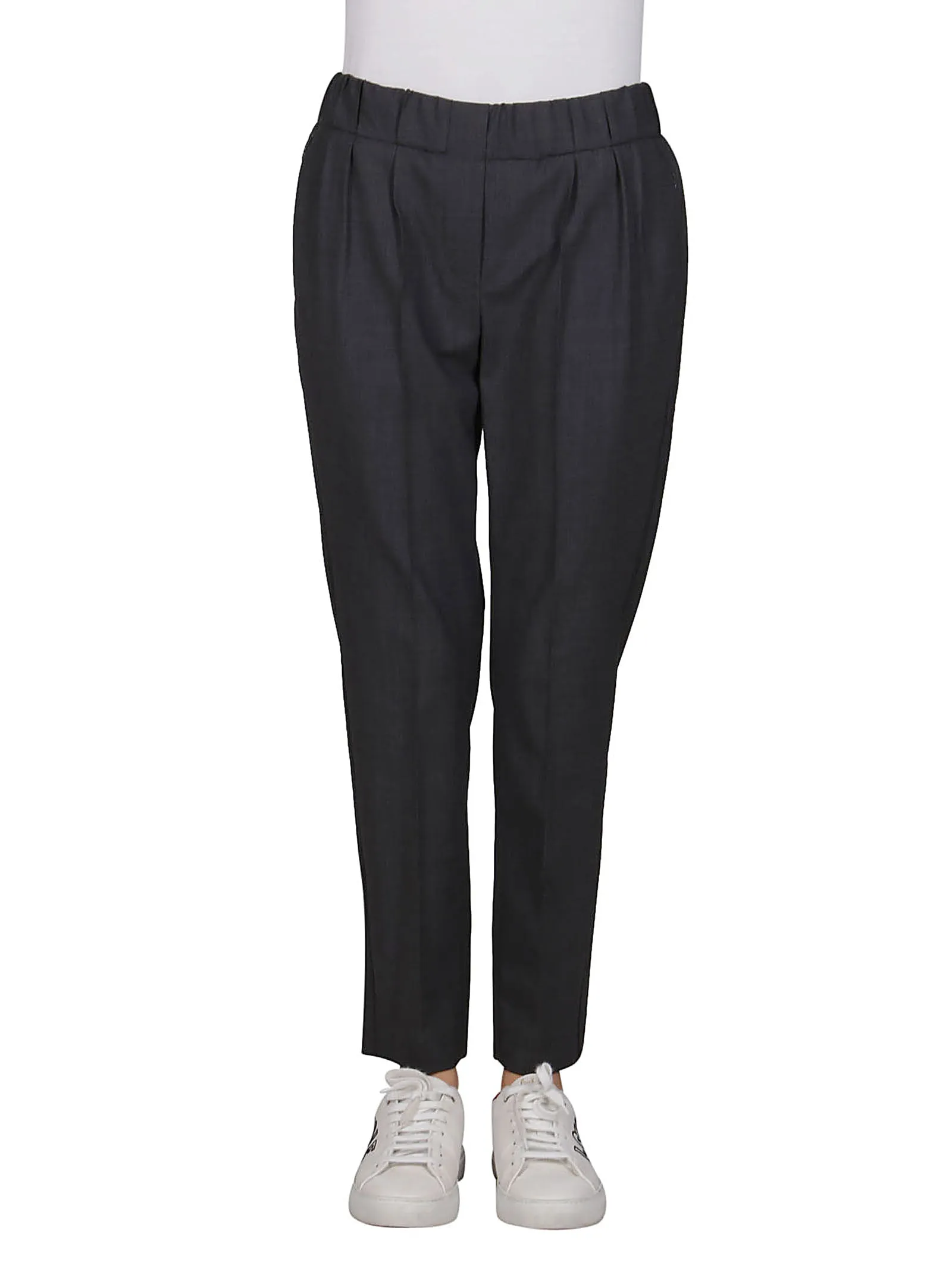 Brunello Cucinelli Elasticated Cropped Pants