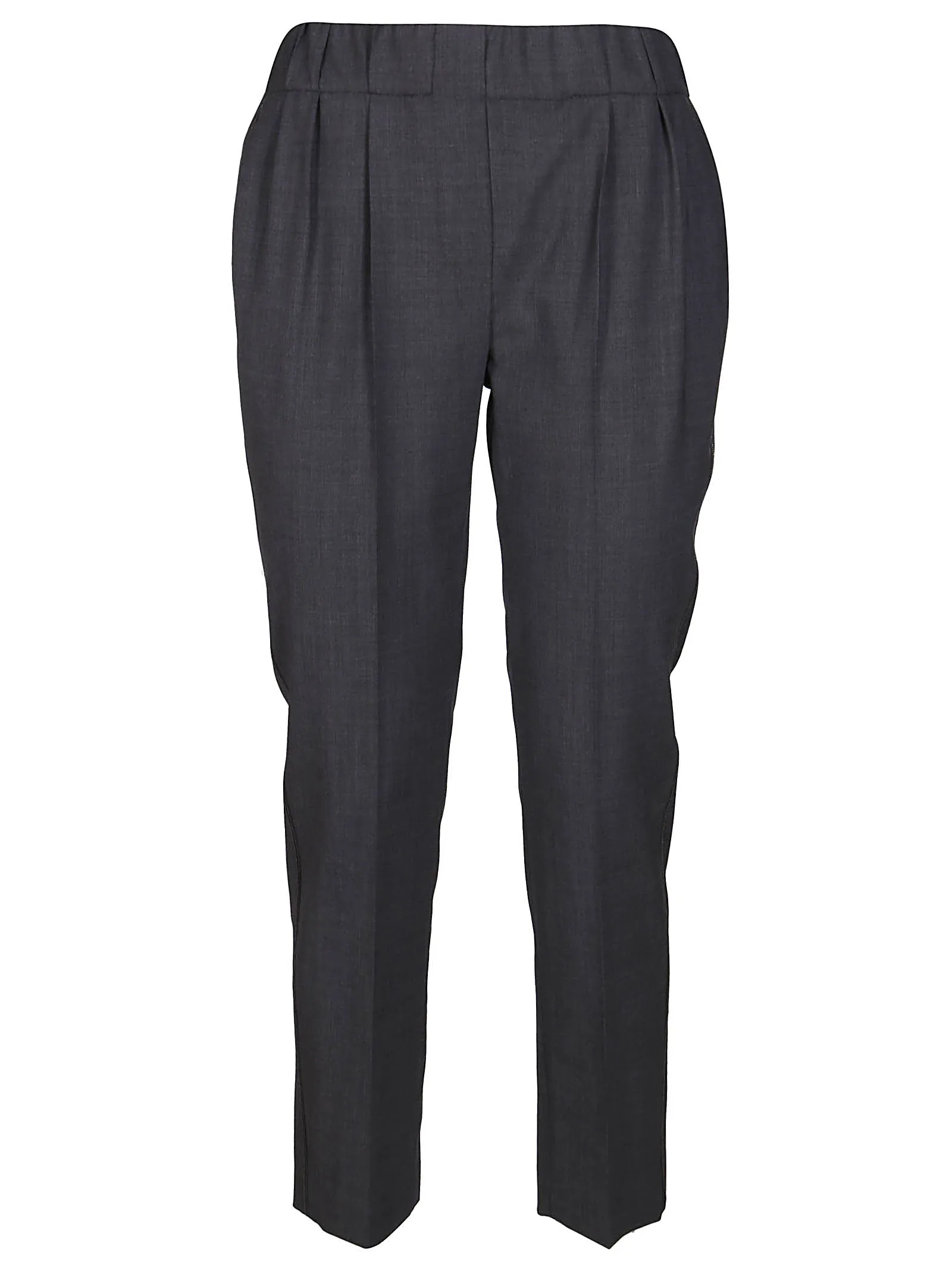 Brunello Cucinelli Elasticated Cropped Pants