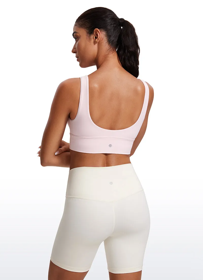 Butterluxe Deep V Neck Longline Sports Bra