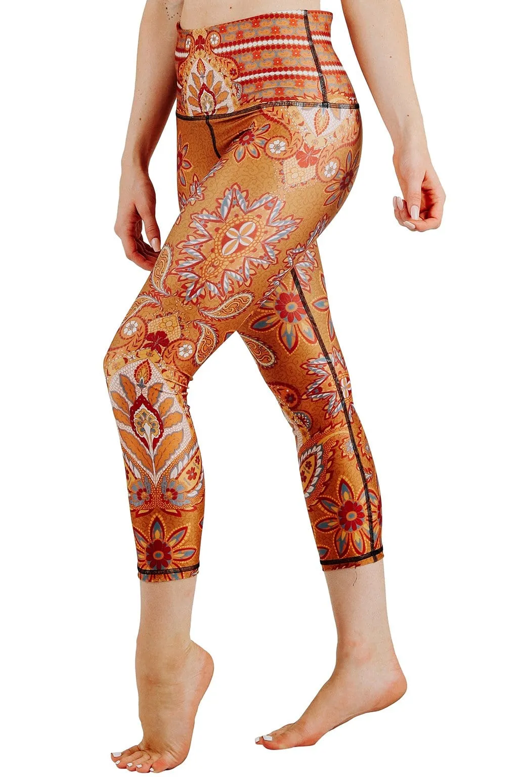 Capri Legging - Rad Paisley