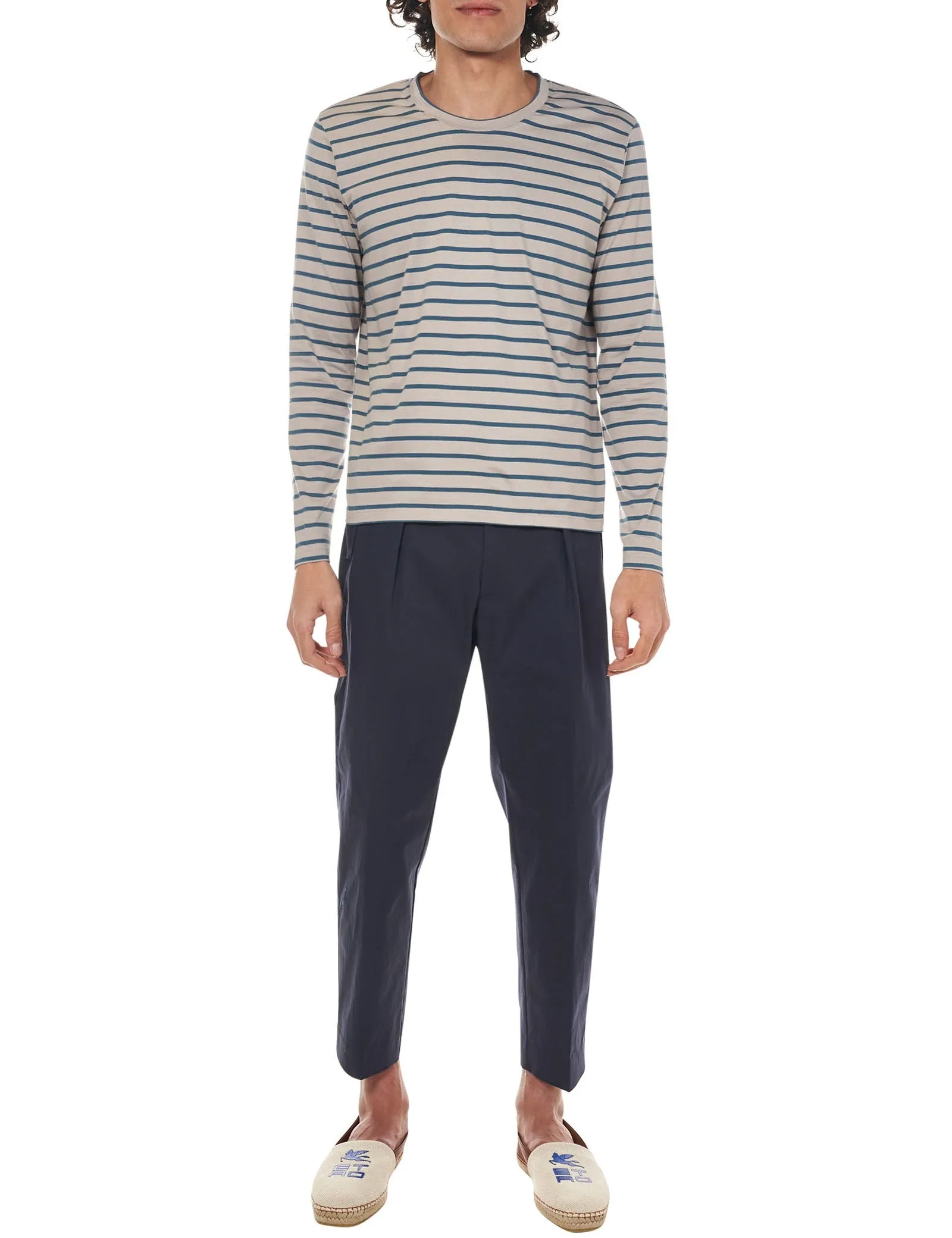 Etro Straight Leg Cropped Pants