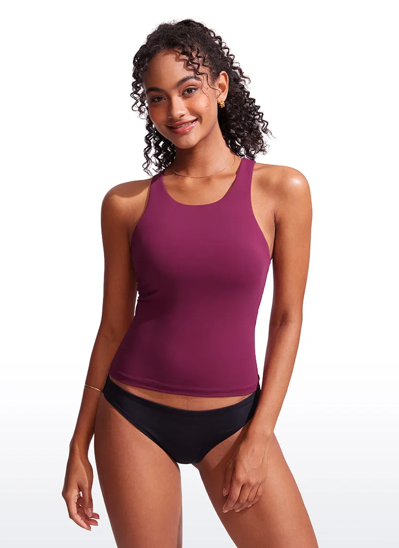 High Neck Racerback Tankini Tops