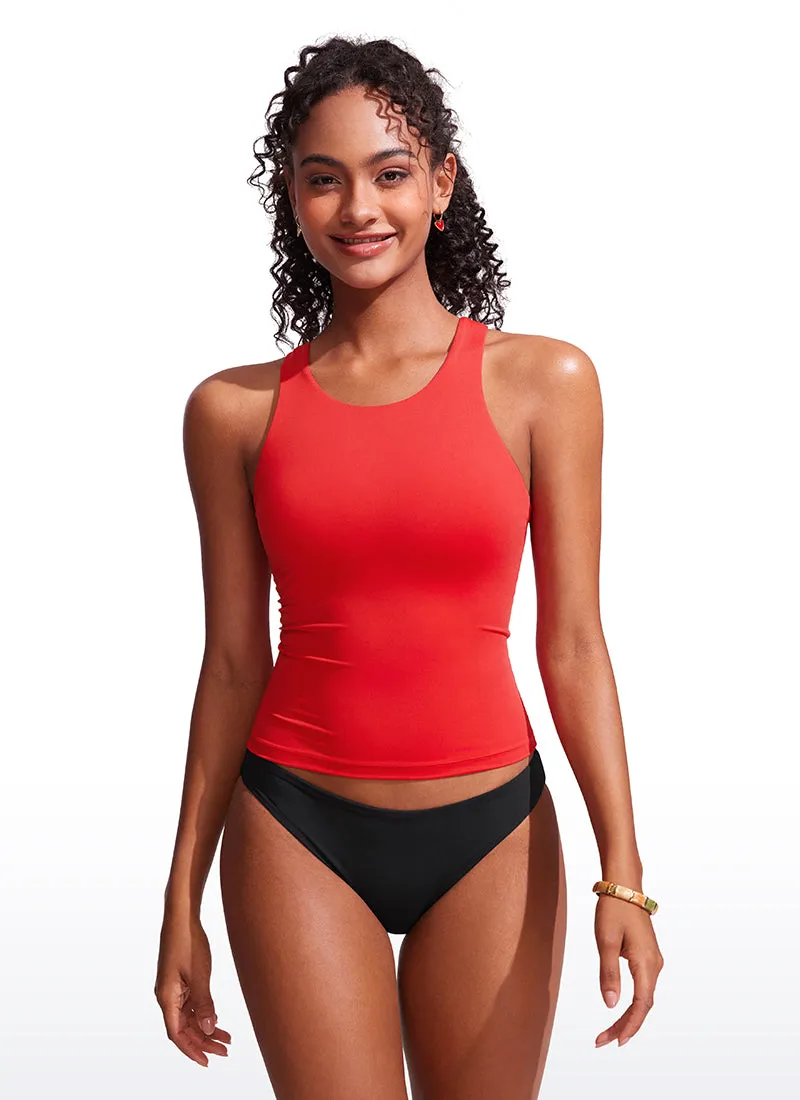 High Neck Racerback Tankini Tops