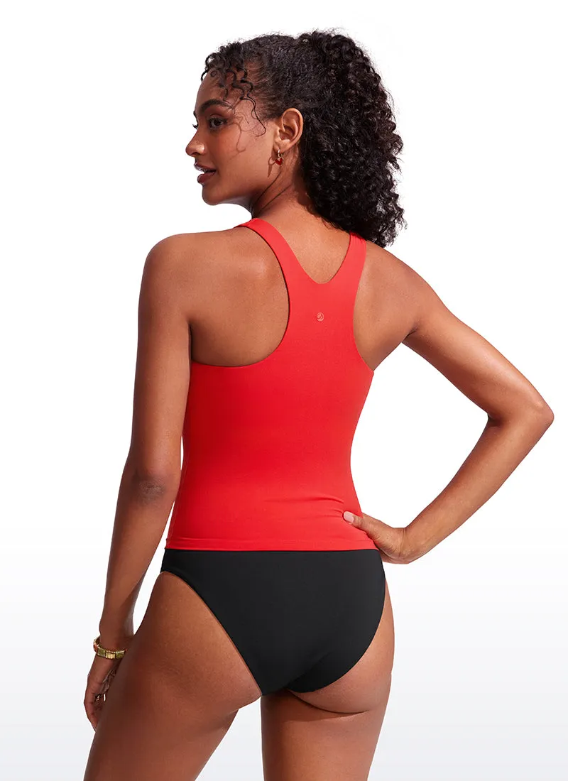 High Neck Racerback Tankini Tops