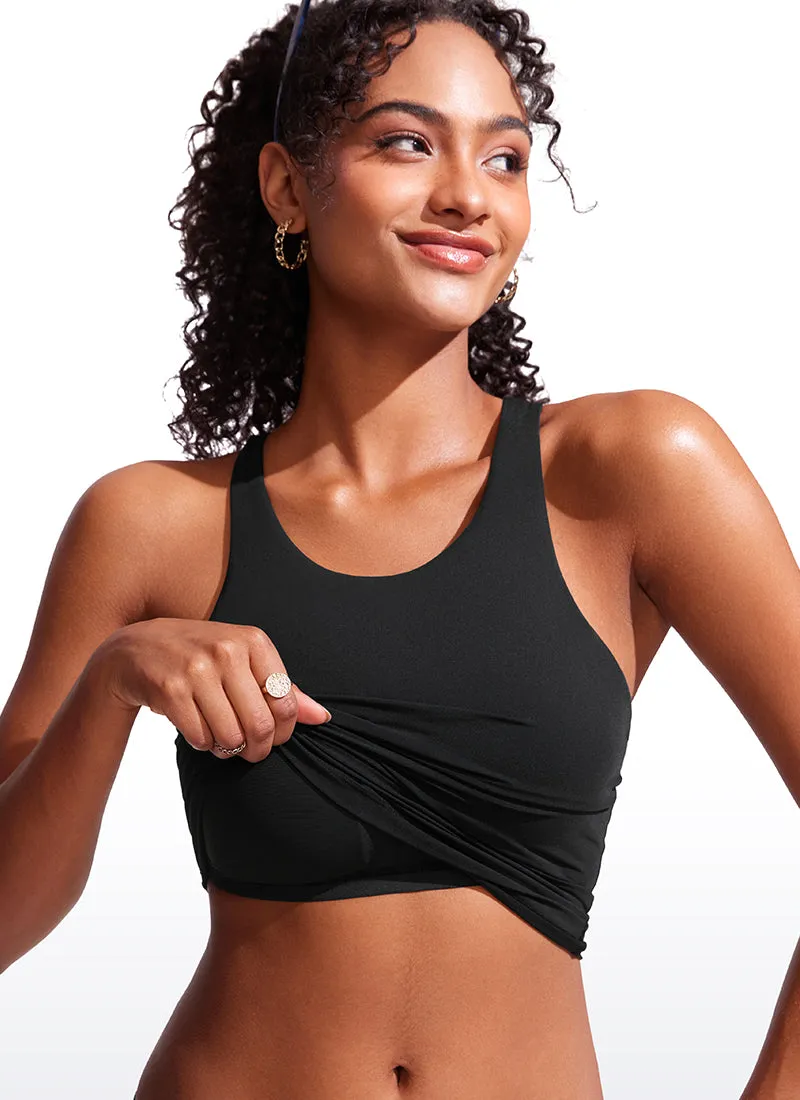 High Neck Racerback Tankini Tops