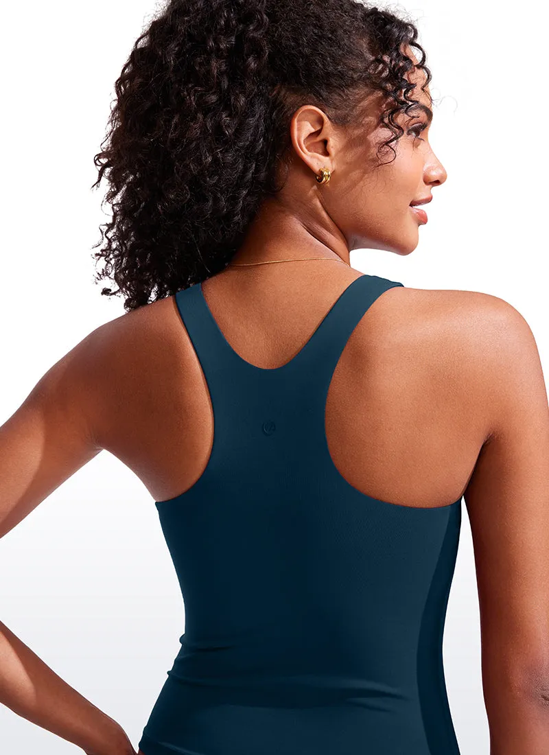 High Neck Racerback Tankini Tops