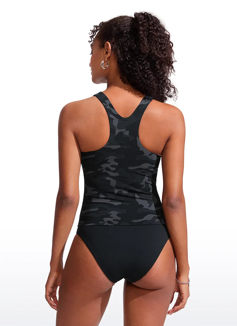 High Neck Racerback Tankini Tops