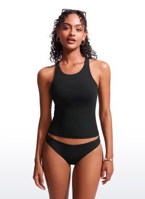 High Neck Racerback Tankini Tops