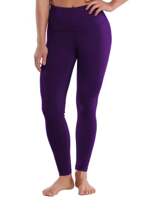 High Waist Yoga Pants eggplantpurple_yoga