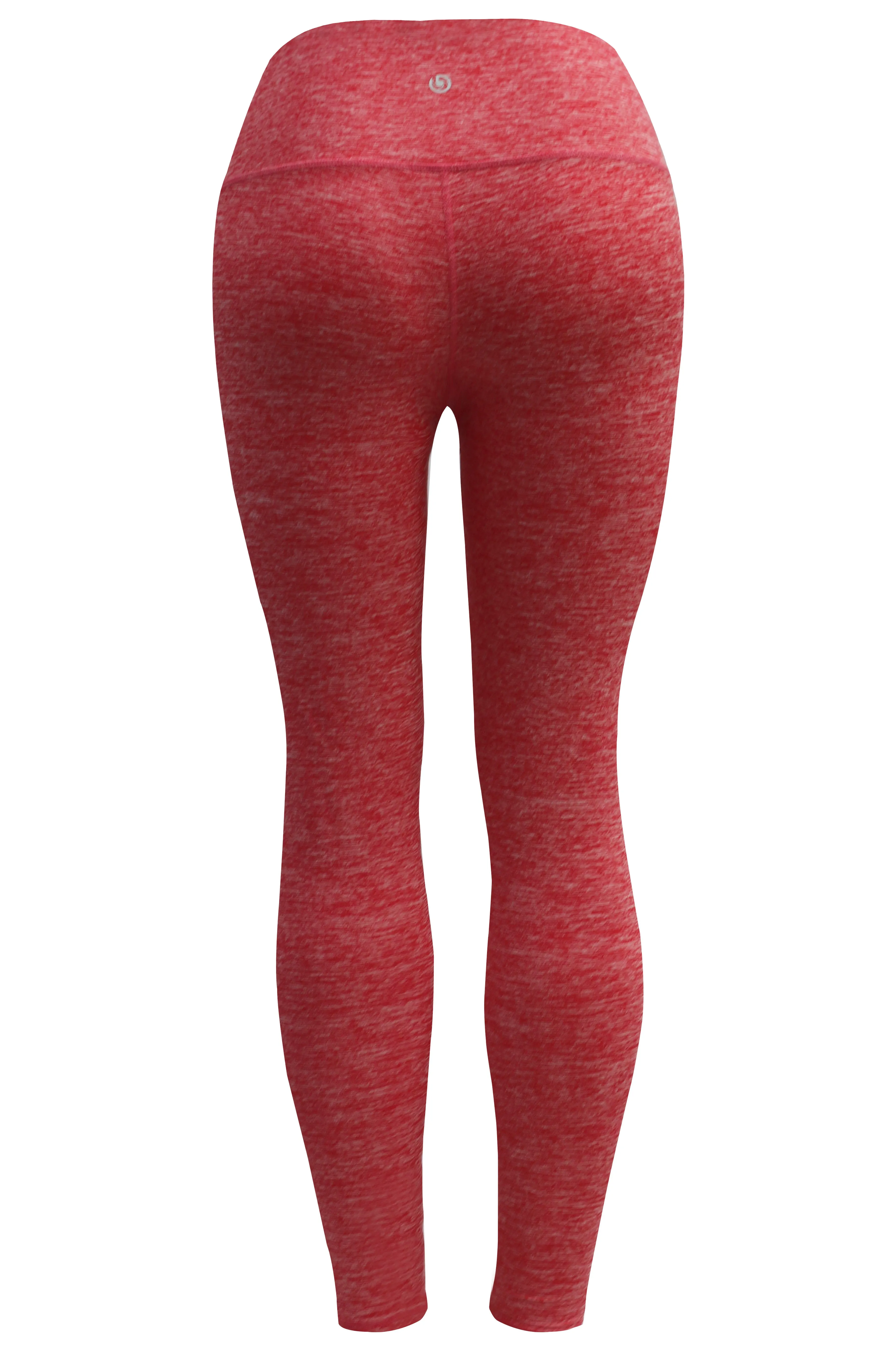 High Waist Yoga Pants heatherred_yoga