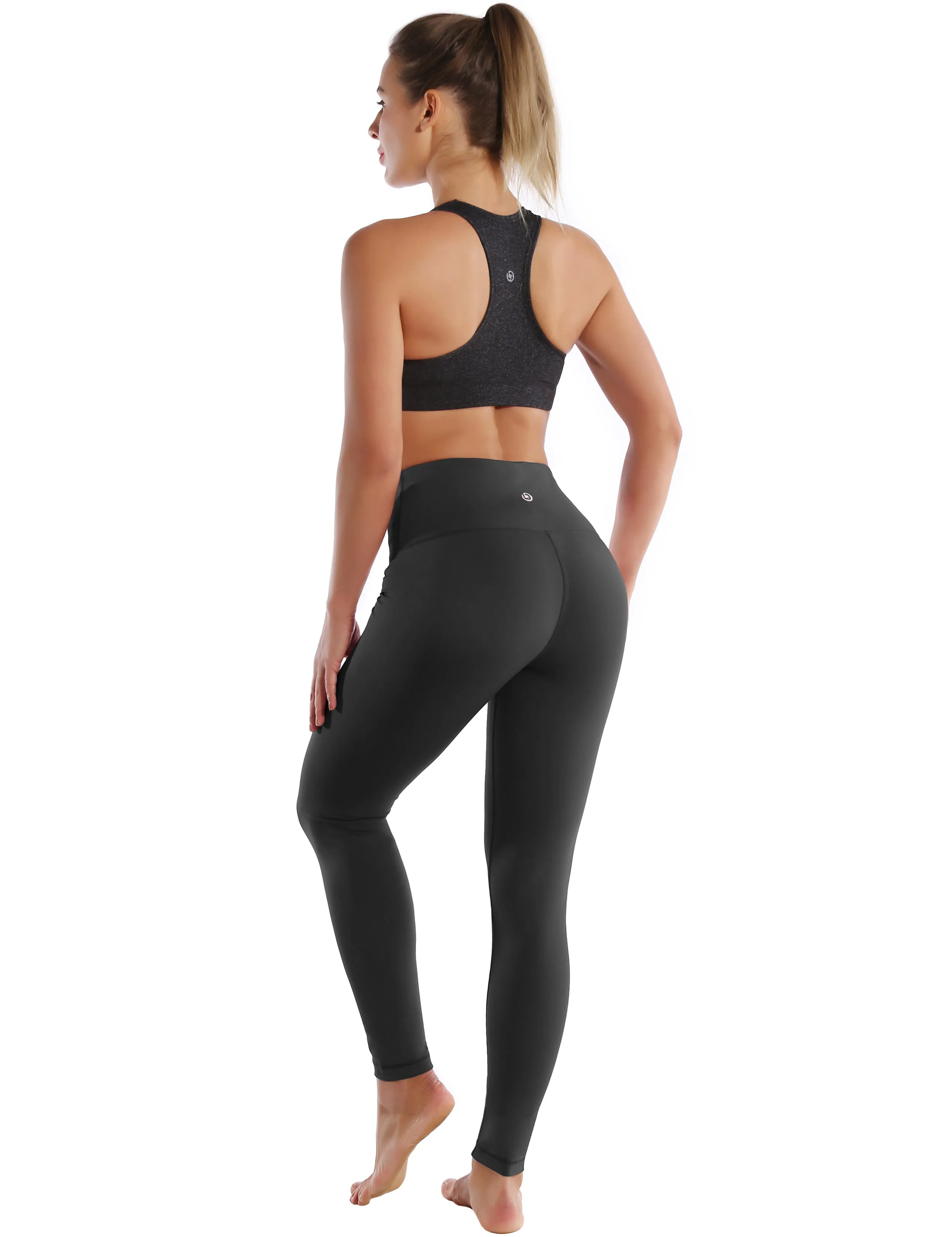 High Waist Yoga Pants shadowcharcoal_yoga