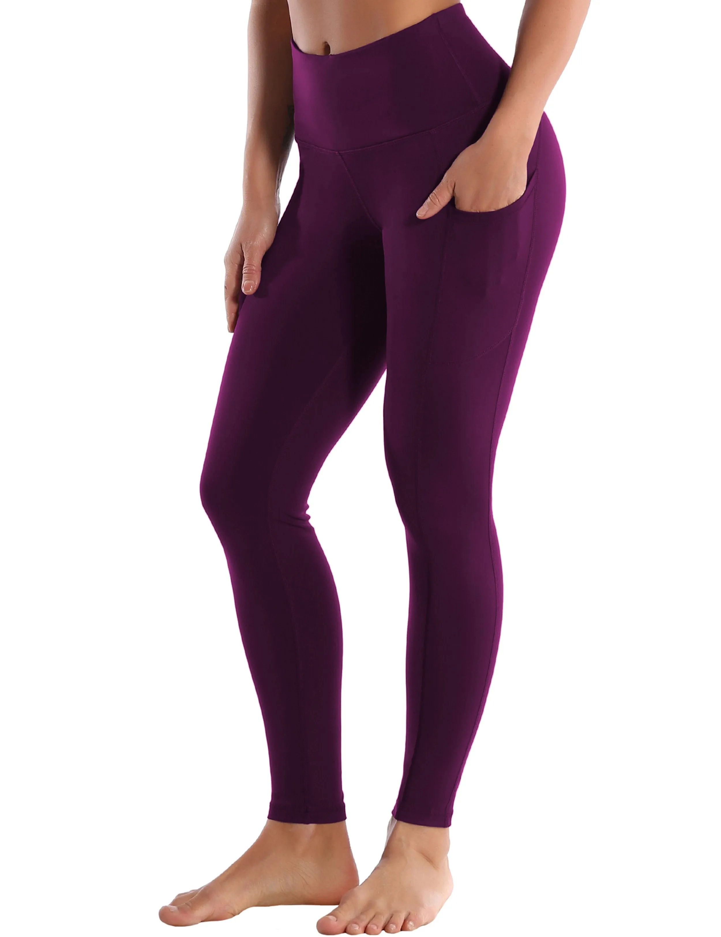 Hip Line Side Pockets Yoga Pants grapevine ins_yoga