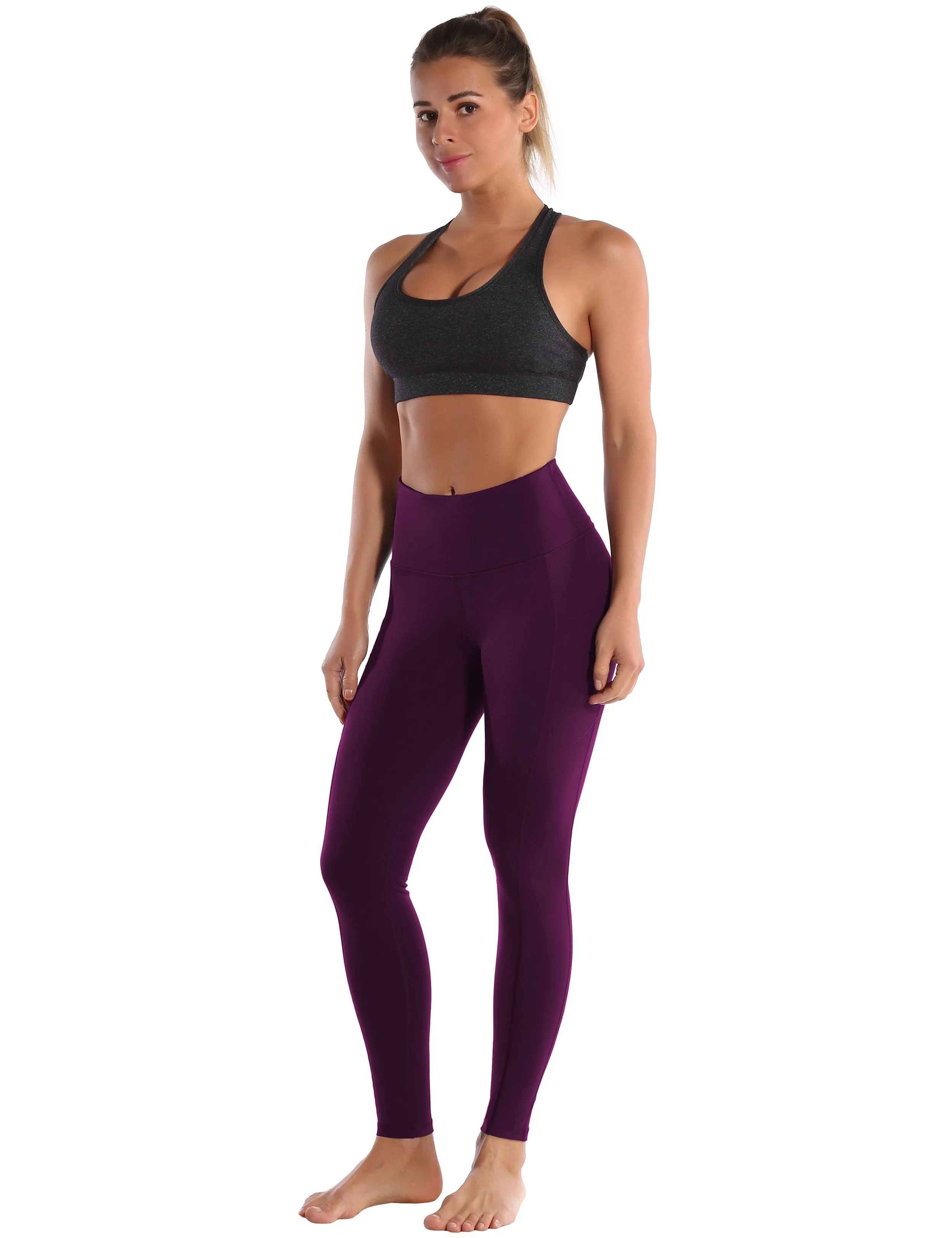 Hip Line Side Pockets Yoga Pants grapevine ins_yoga