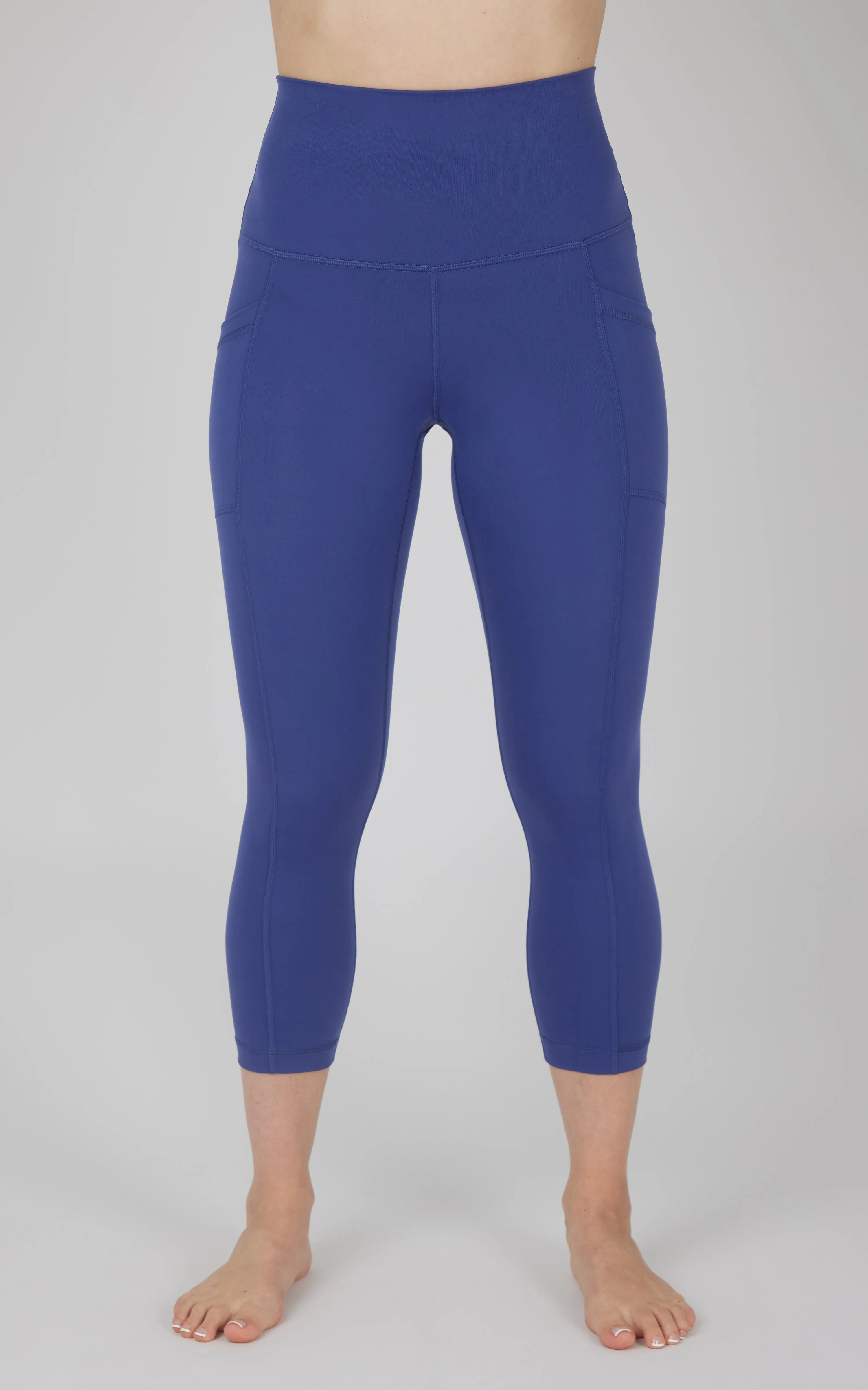 Lux Super High Waist Side Pocket Capri