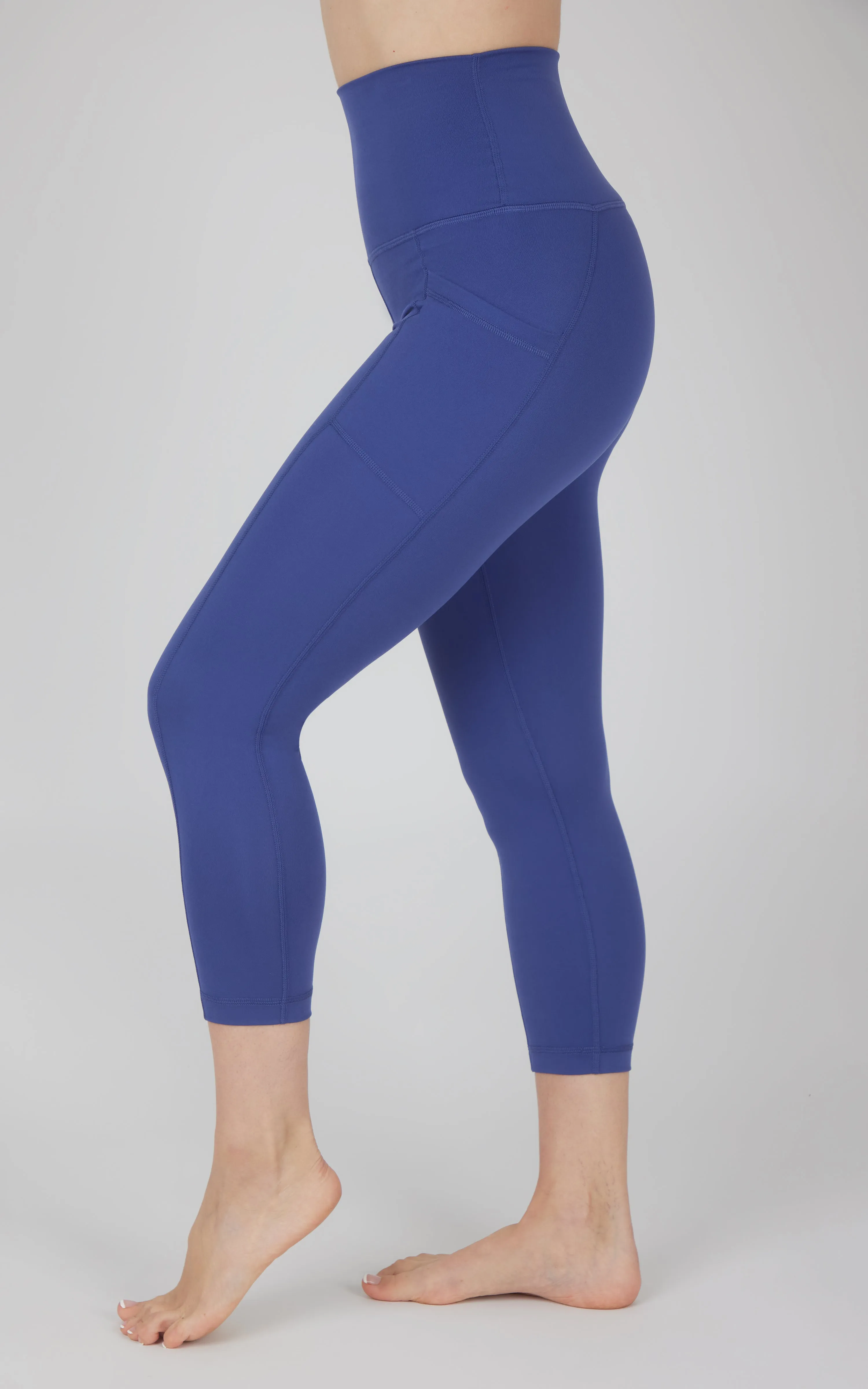 Lux Super High Waist Side Pocket Capri