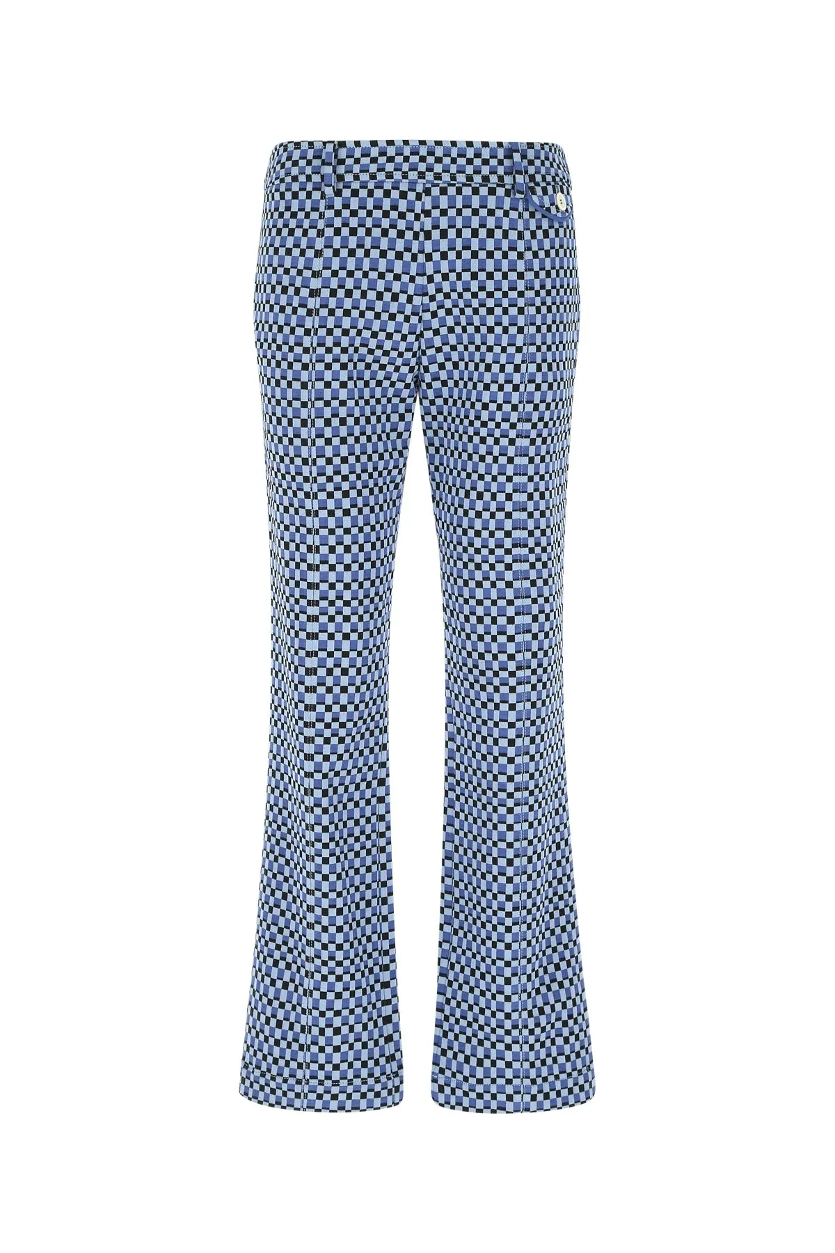Marni Logo Patch Flared Trousers