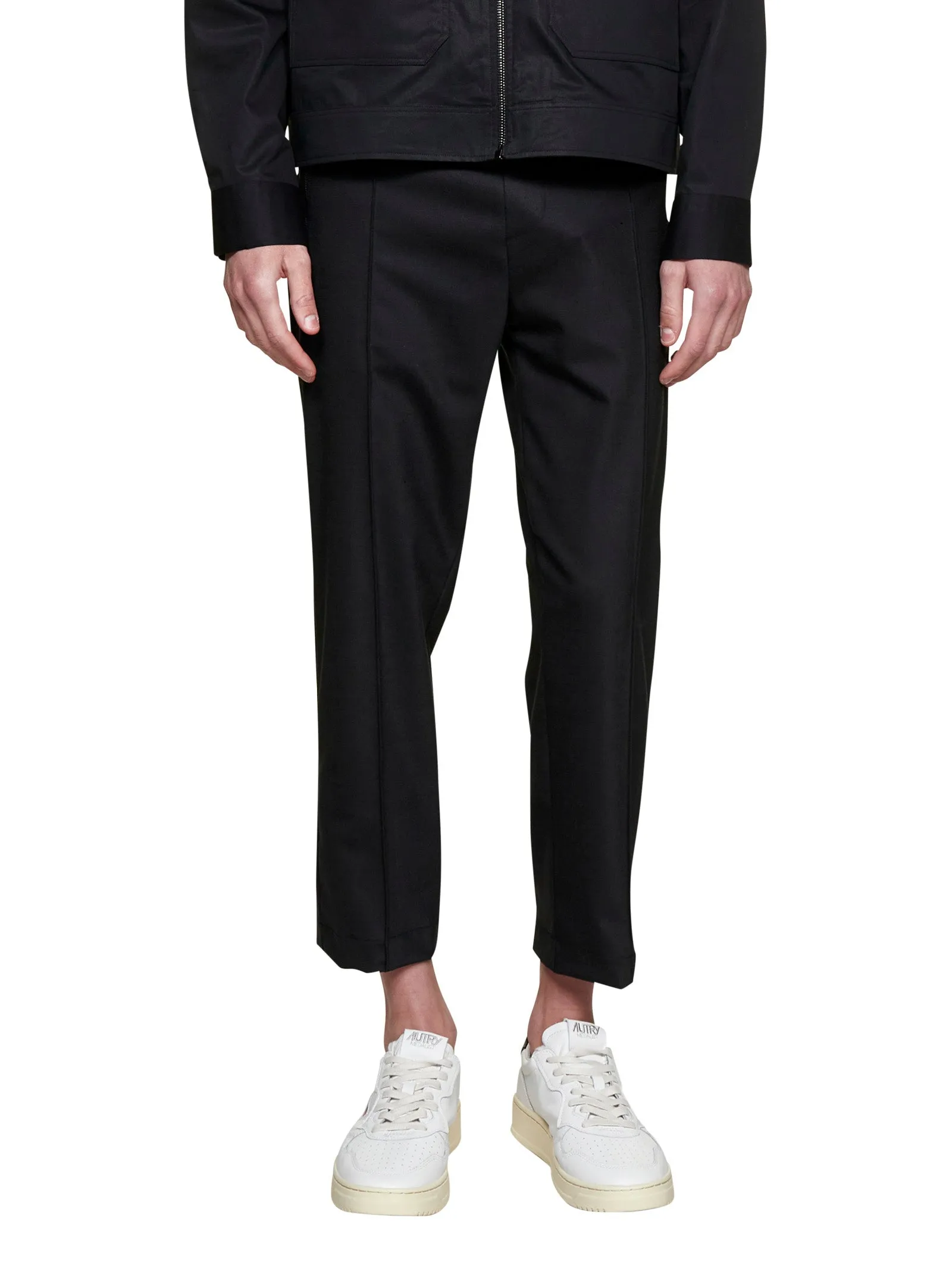 Neil Barrett Pintuck Detail Cropped Pants