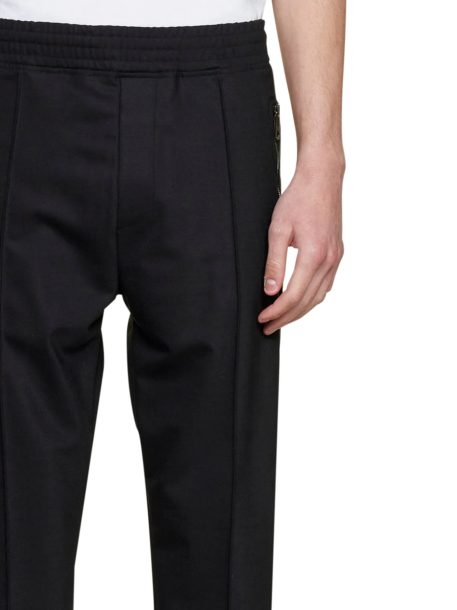 Neil Barrett Pintuck Detail Cropped Pants
