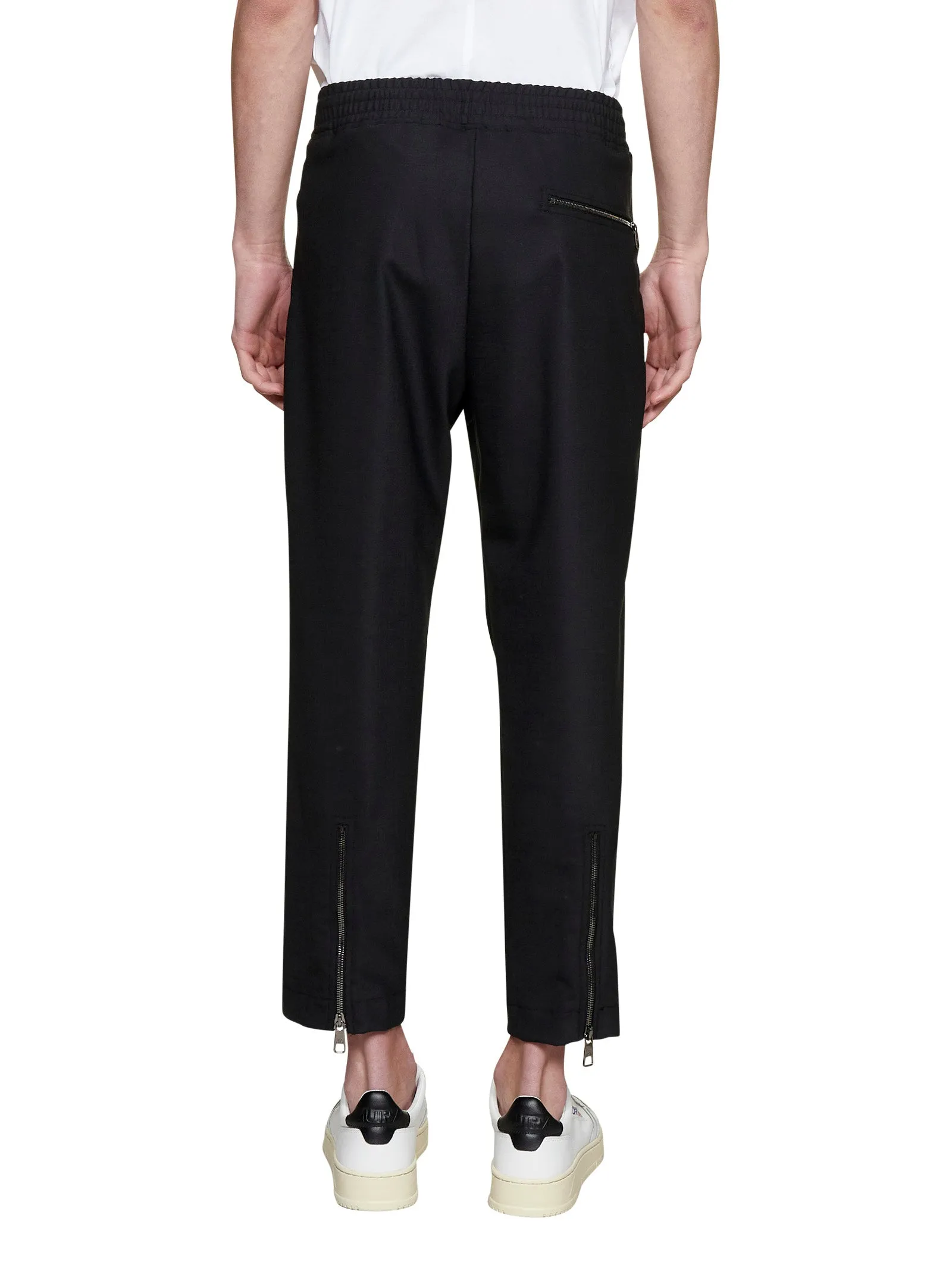 Neil Barrett Pintuck Detail Cropped Pants