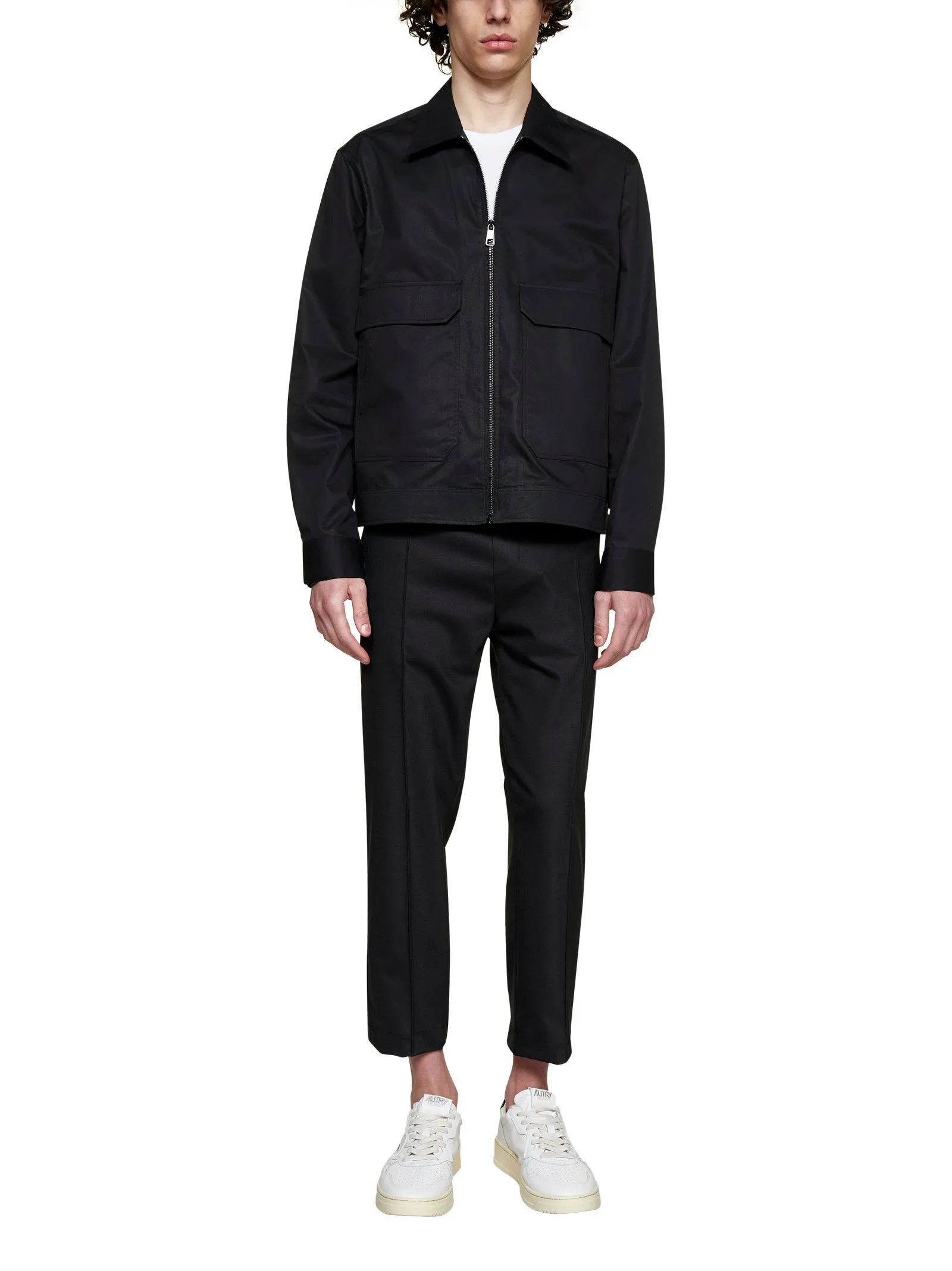 Neil Barrett Pintuck Detail Cropped Pants