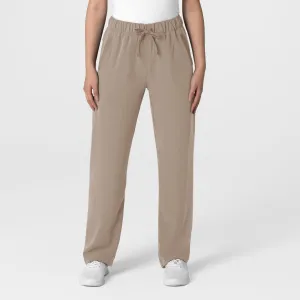 Nova Women's Stovepipe High-Low Hem Scrub Pant - Haze