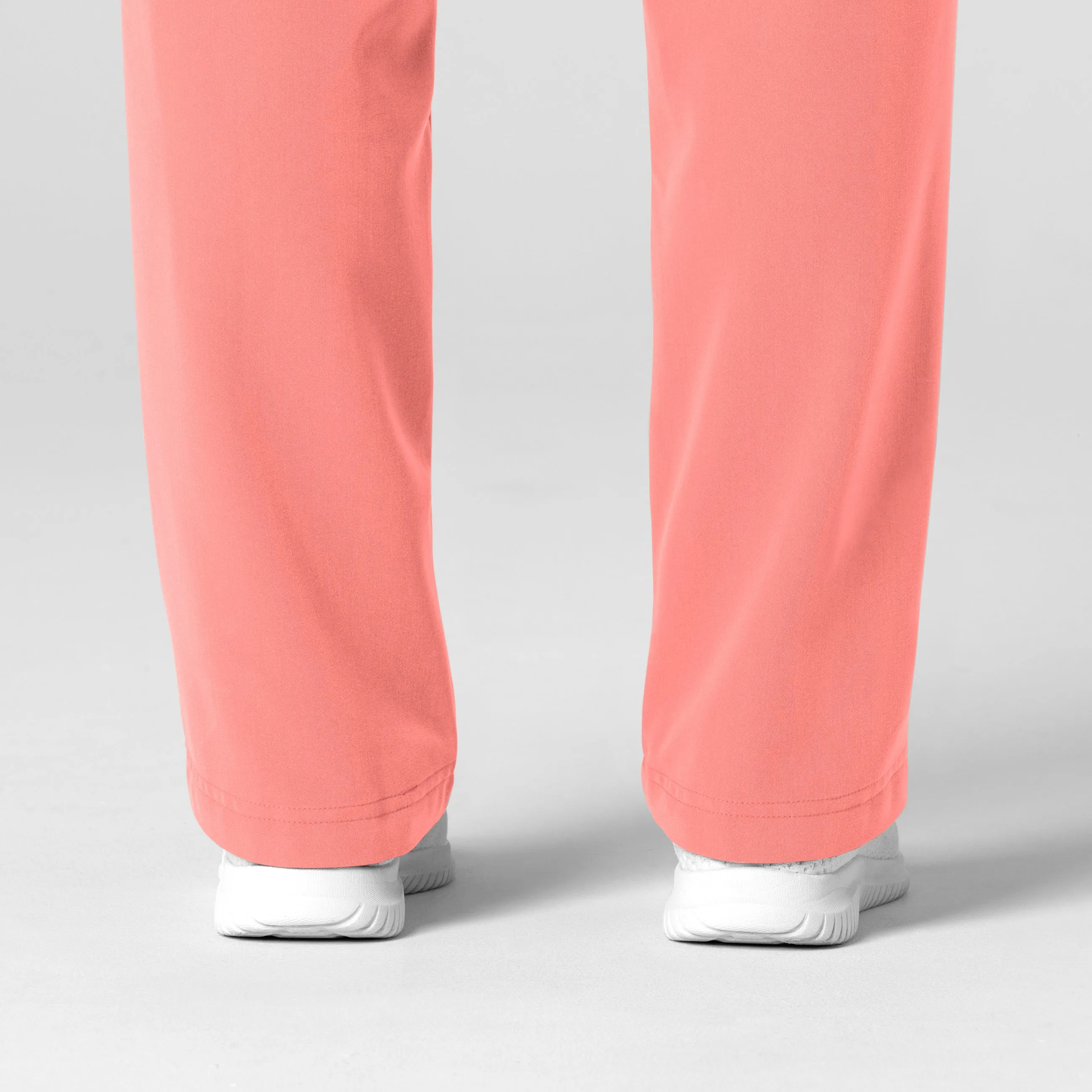 Nova Women's Stovepipe High-Low Hem Scrub Pant - Paradise Pink