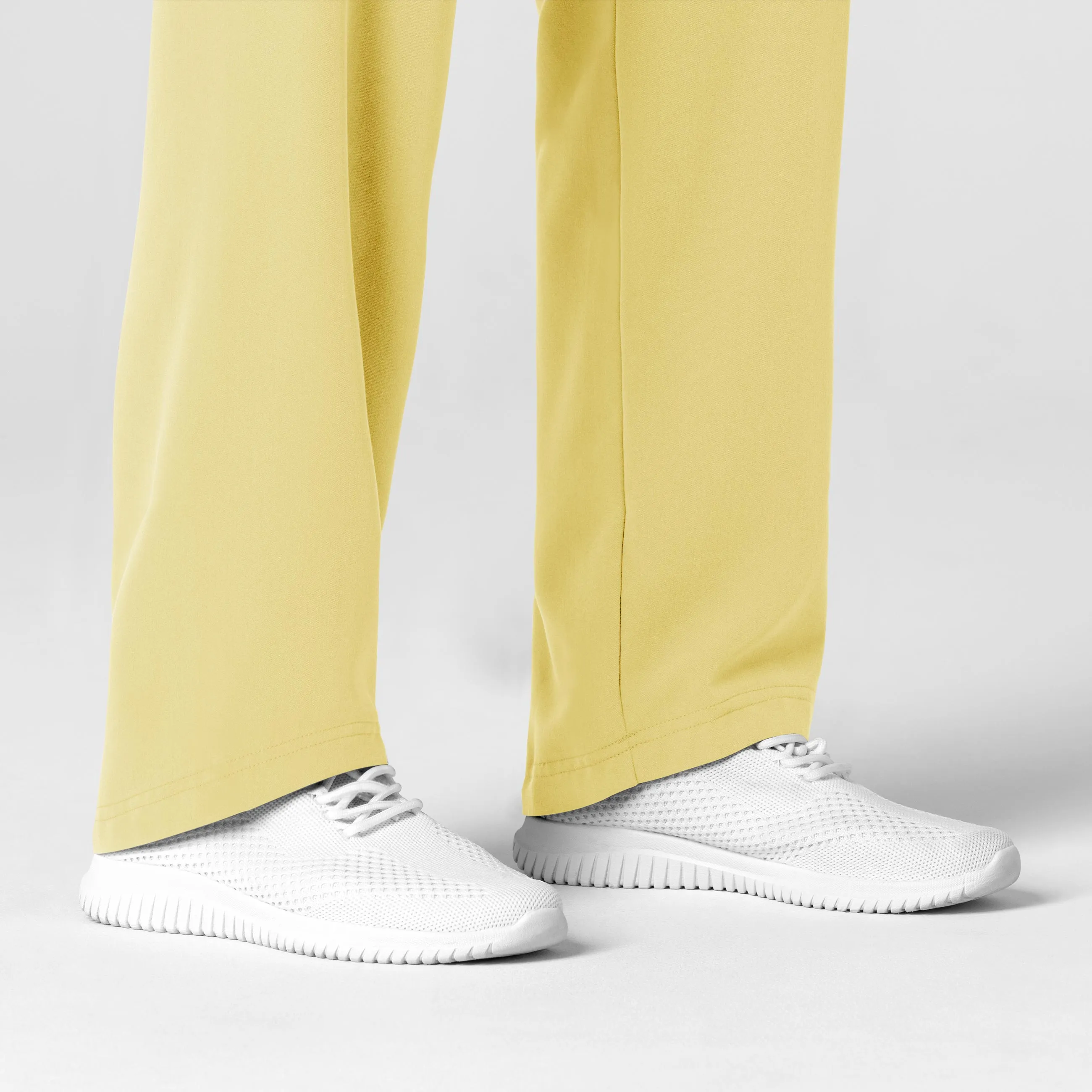 Nova Women's Stovepipe High-Low Hem Scrub Pant - Sunshine Yellow