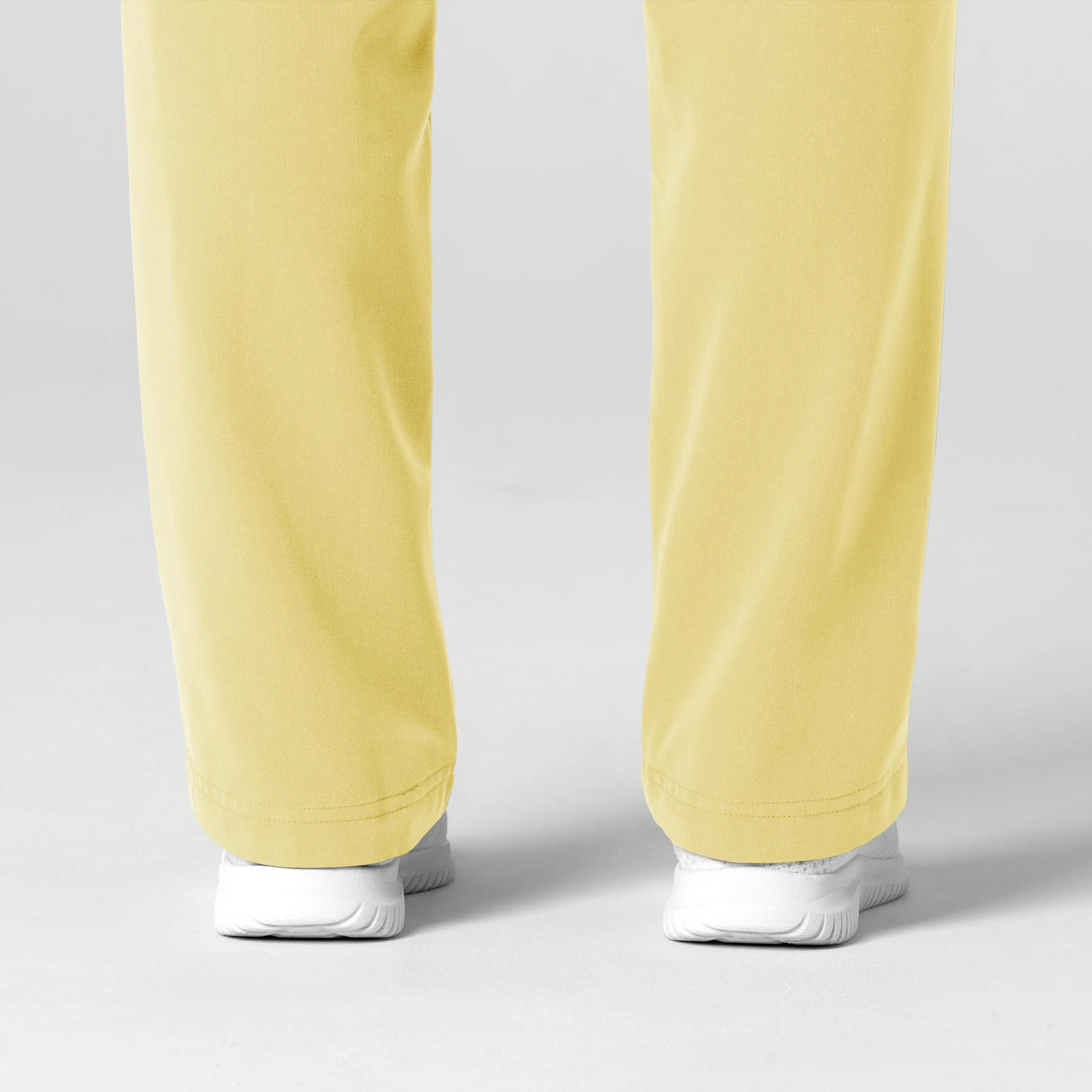 Nova Women's Stovepipe High-Low Hem Scrub Pant - Sunshine Yellow