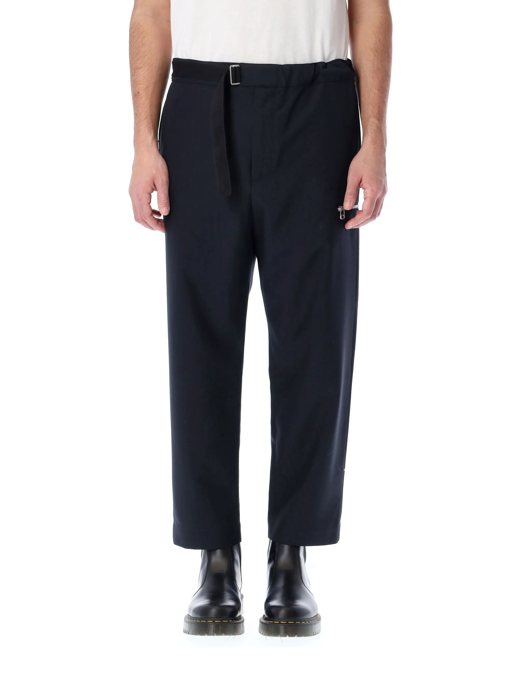 OAMC Regs Zip-Detailed Cropped Pants