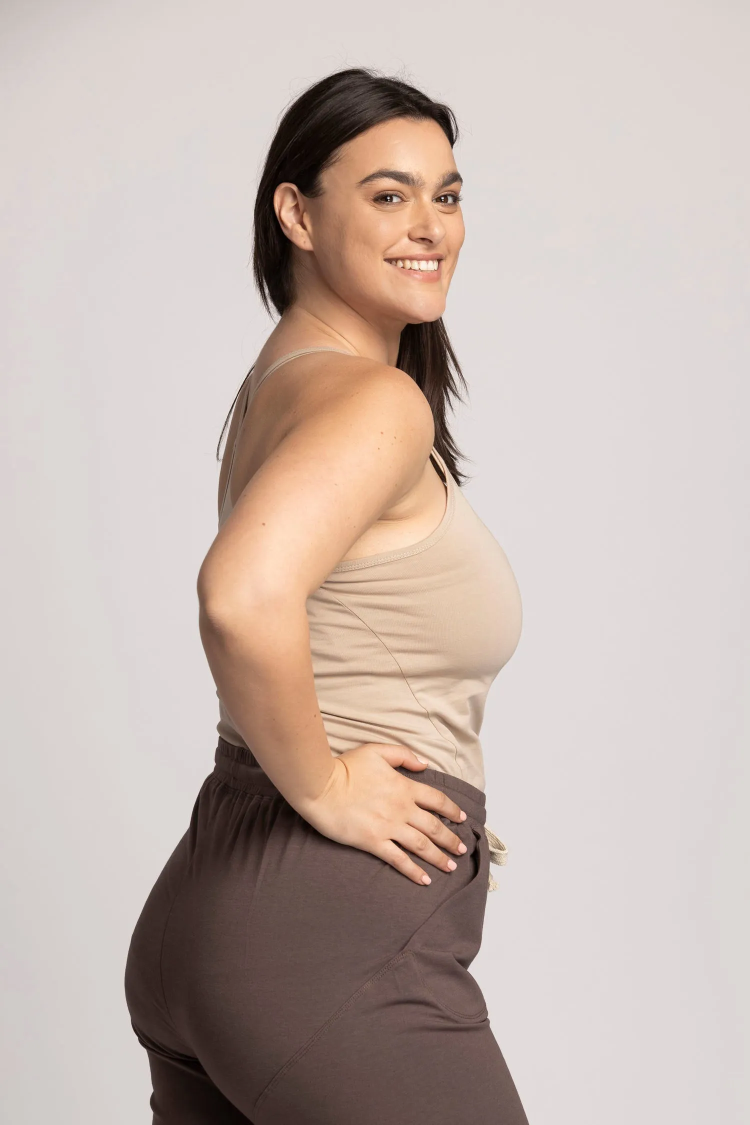 Organic Cotton Criss Cross Tank Top